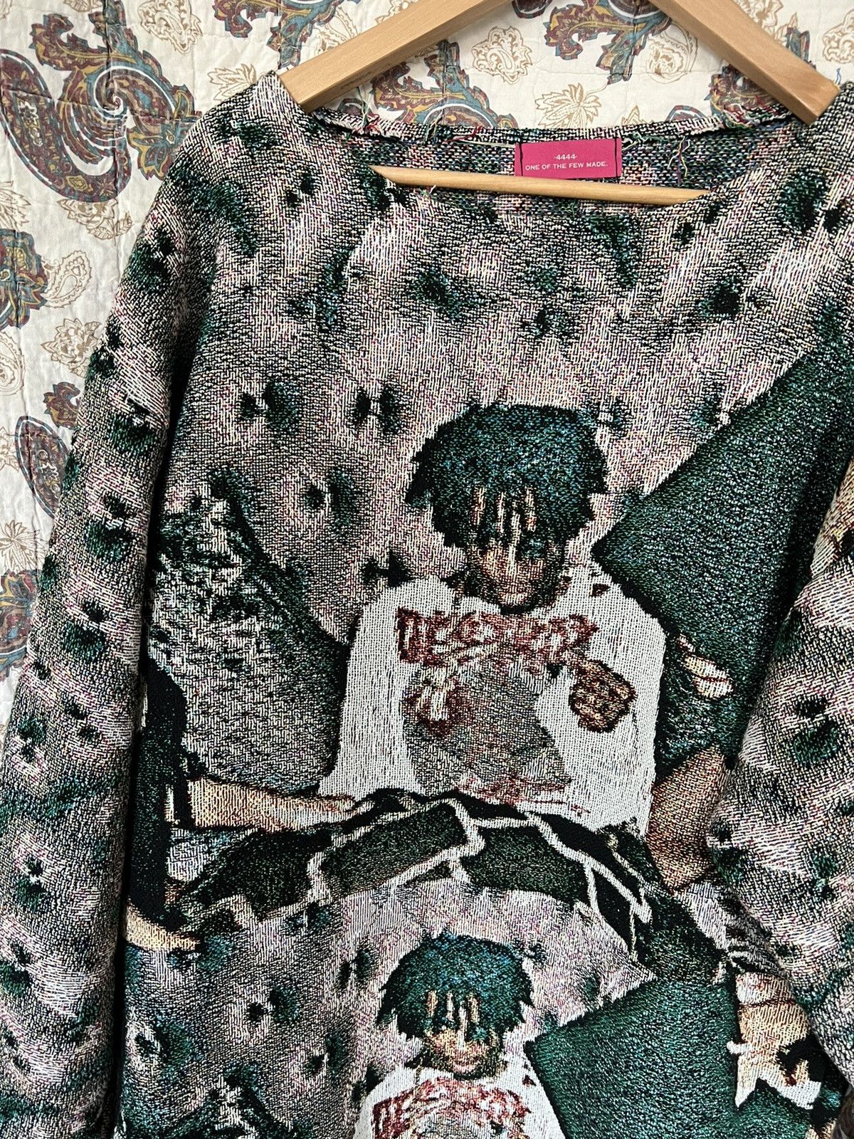 4x1111 × Playboi Carti Playboi Carti Knit Self-Titled Tapestry Size US XL / EU 56 / 4 - 2 Thumbnail