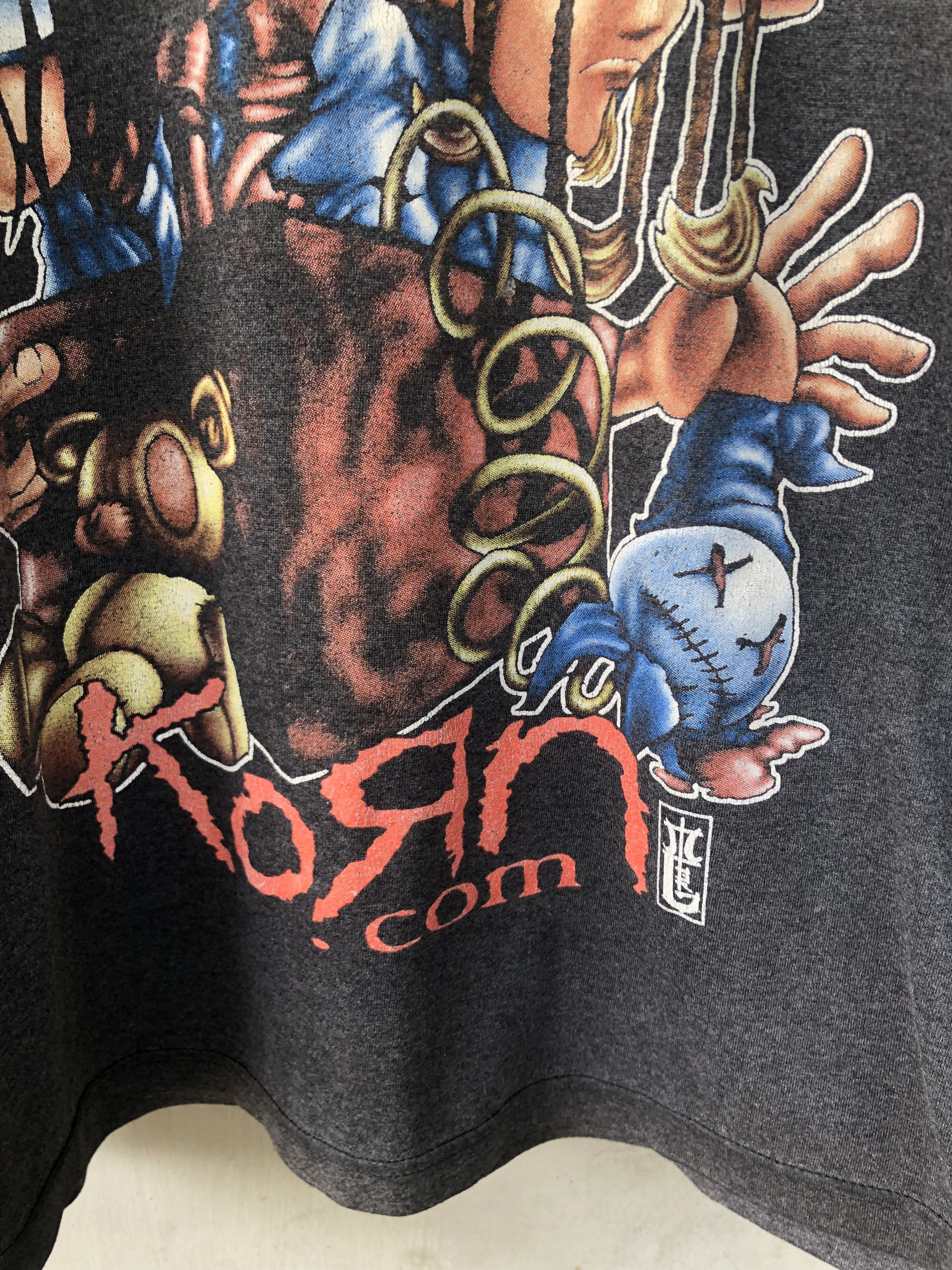 Band Tees Vintage Korn Bootleg Tee Size US L / EU 52-54 / 3 - 4 Thumbnail