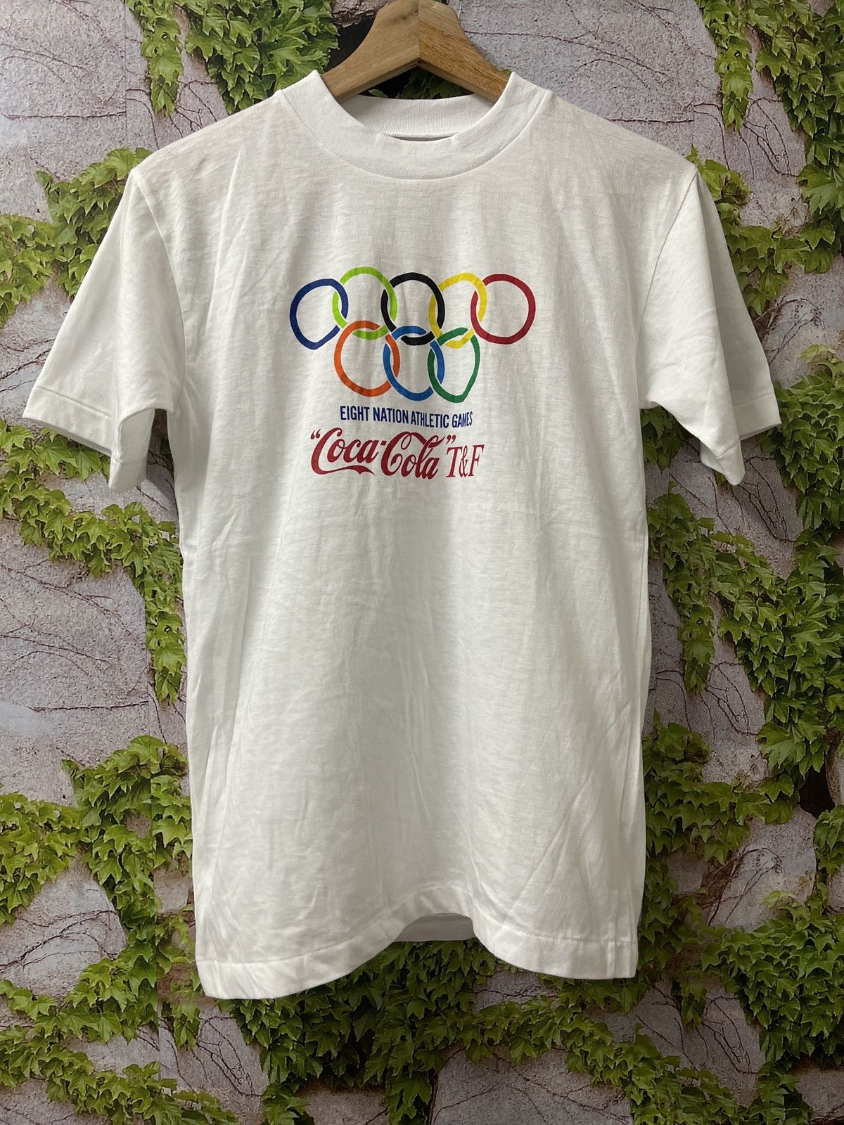 Coca Cola Nagano 1998 Olympics Black T shirt Tee Mens Size