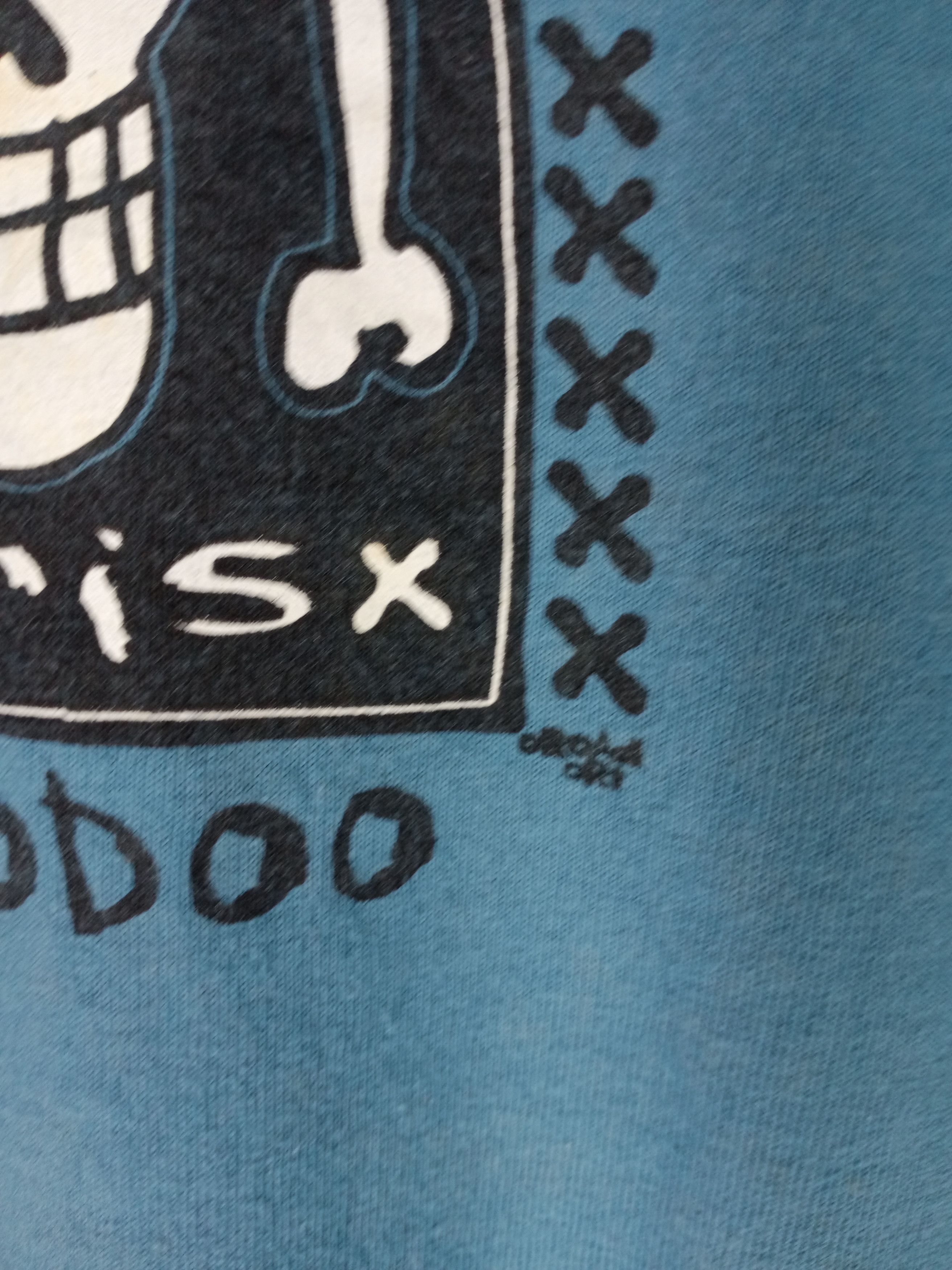 Rap Tees × Vintage Rare Vintage 90s New Orleans Voodoo Skull Tee Size US M / EU 48-50 / 2 - 2 Thumbnail
