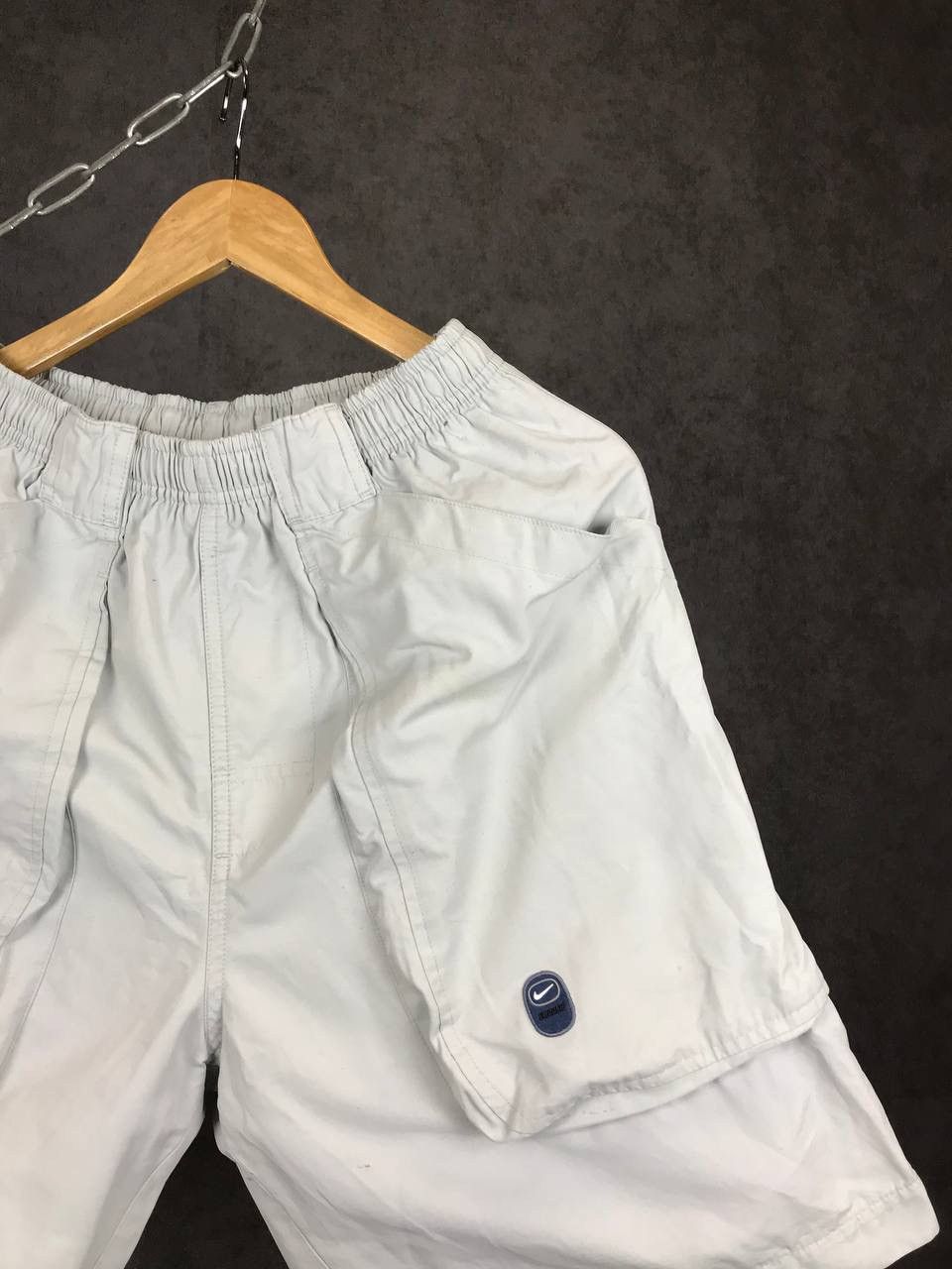 Vintage Nike swoosh streetwear vintage shorts Size US 32 / EU 48 - 2 Thumbnail