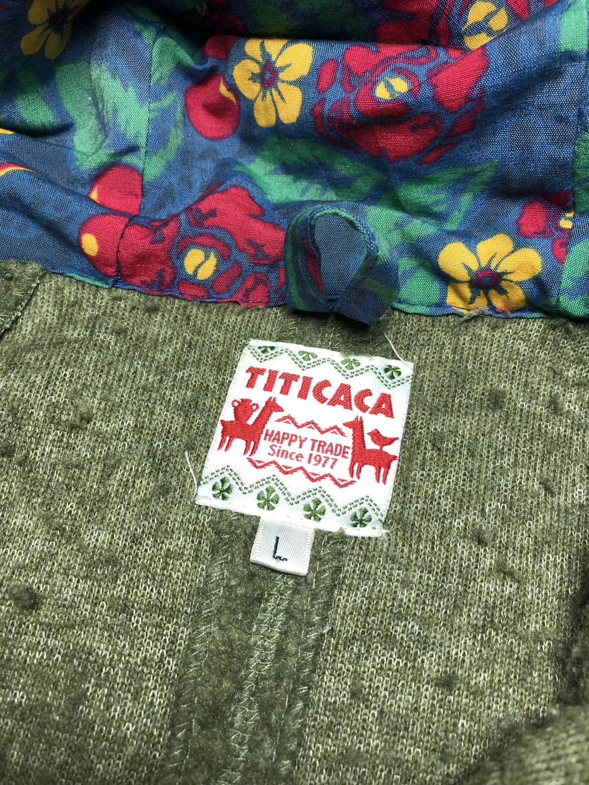 Other TITICACA SHERPA FLEECE GREEN HOODED Size US L / EU 52-54 / 3 - 4 Thumbnail