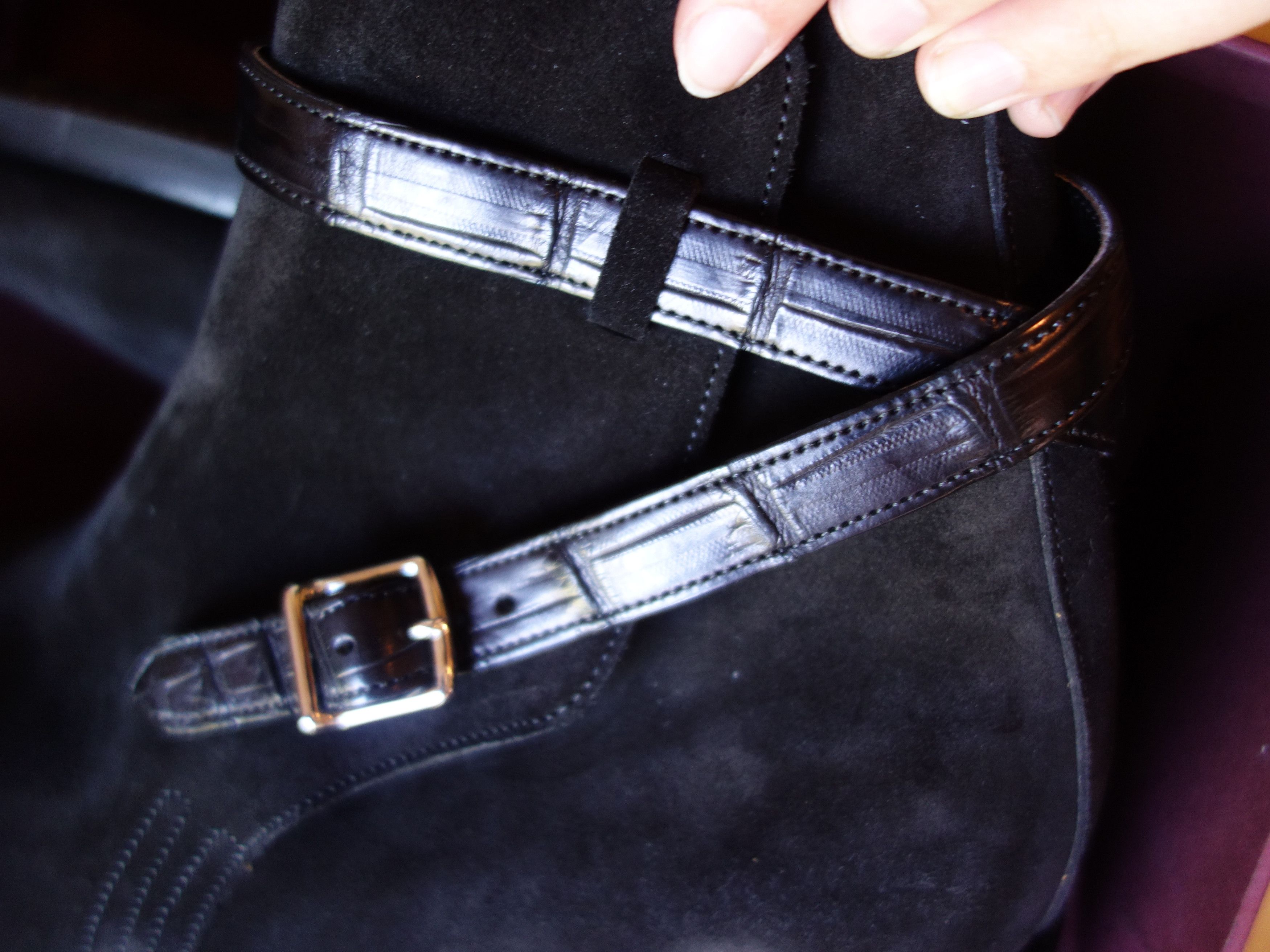 John Lobb John Lobb Abbot boots - Suede and Crocodile Size US 9.5 / EU 42-43 - 23 Thumbnail