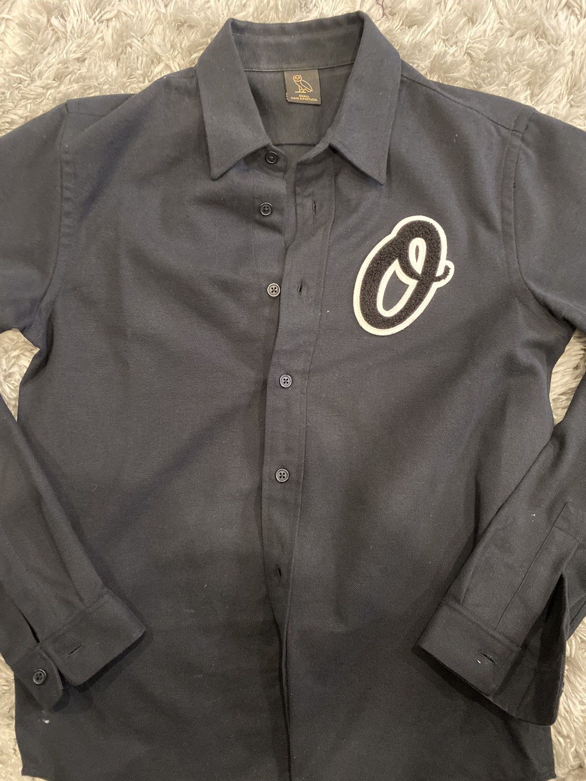October's Very Own OVO black button up shirt Size US S / EU 44-46 / 1 - 3 Thumbnail