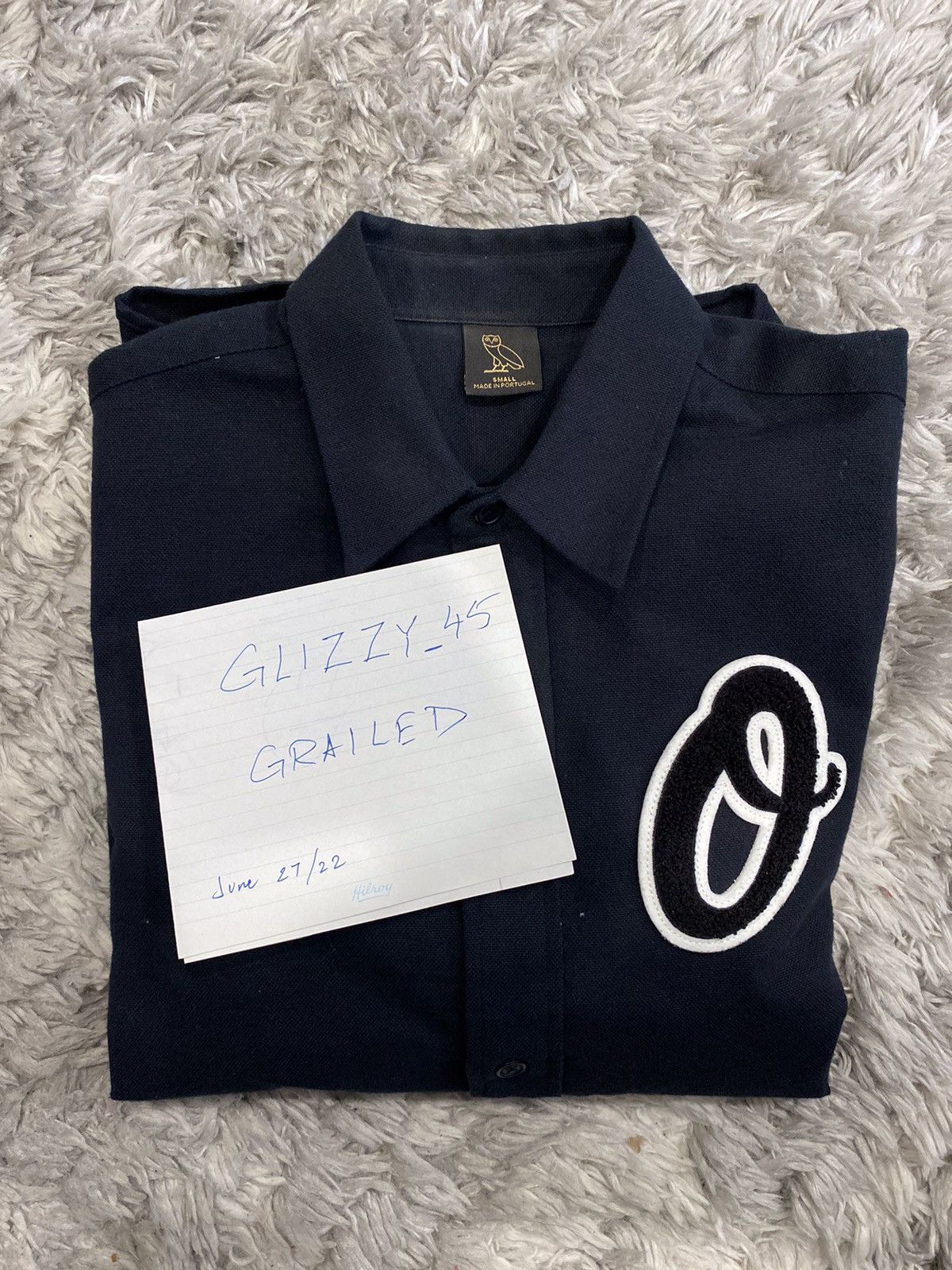 October's Very Own OVO black button up shirt Size US S / EU 44-46 / 1 - 4 Thumbnail