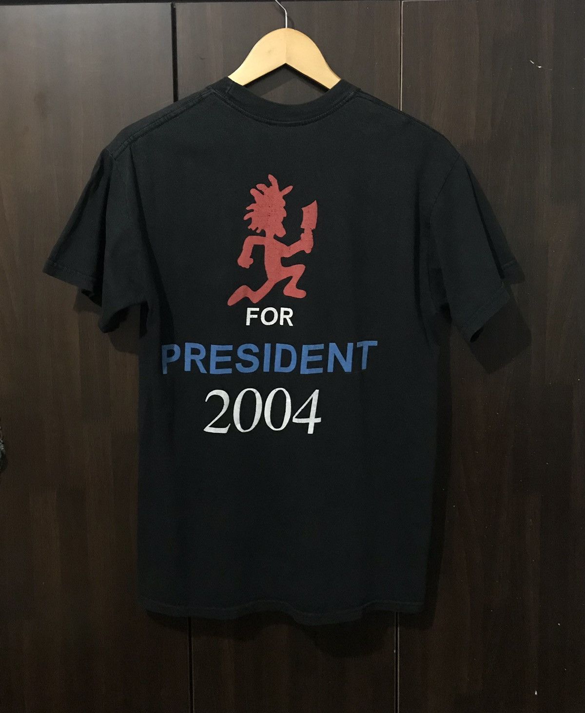 Band Tees × Rap Tees Vintage 2004 Insane Clown Posse “For President” Tshirt Size US M / EU 48-50 / 2 - 4 Thumbnail