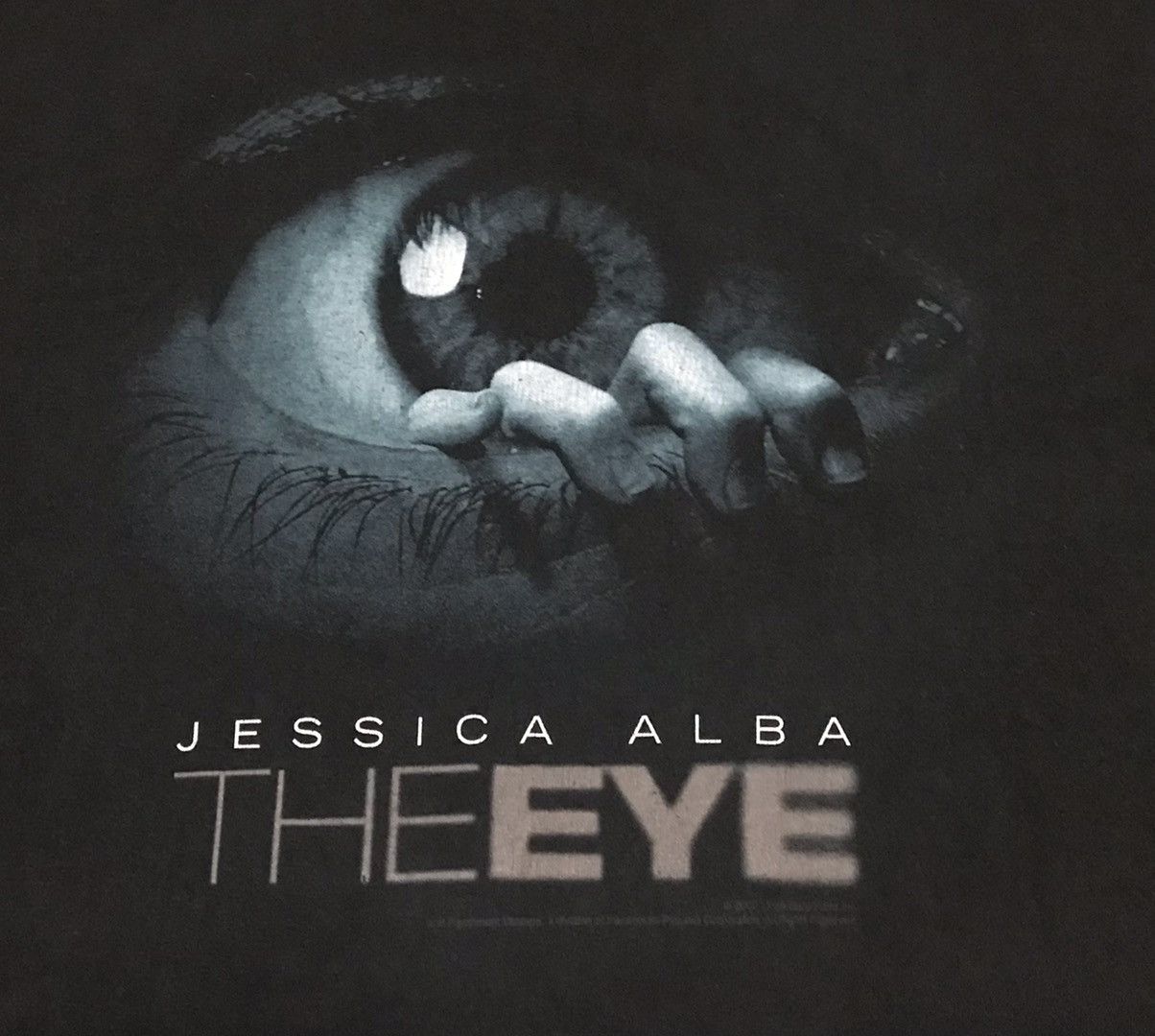 トップス Jessica Alba The Eye movie t-shirt Vintage 2008 The Eye Jessica Alba Horror Film Graphic T
