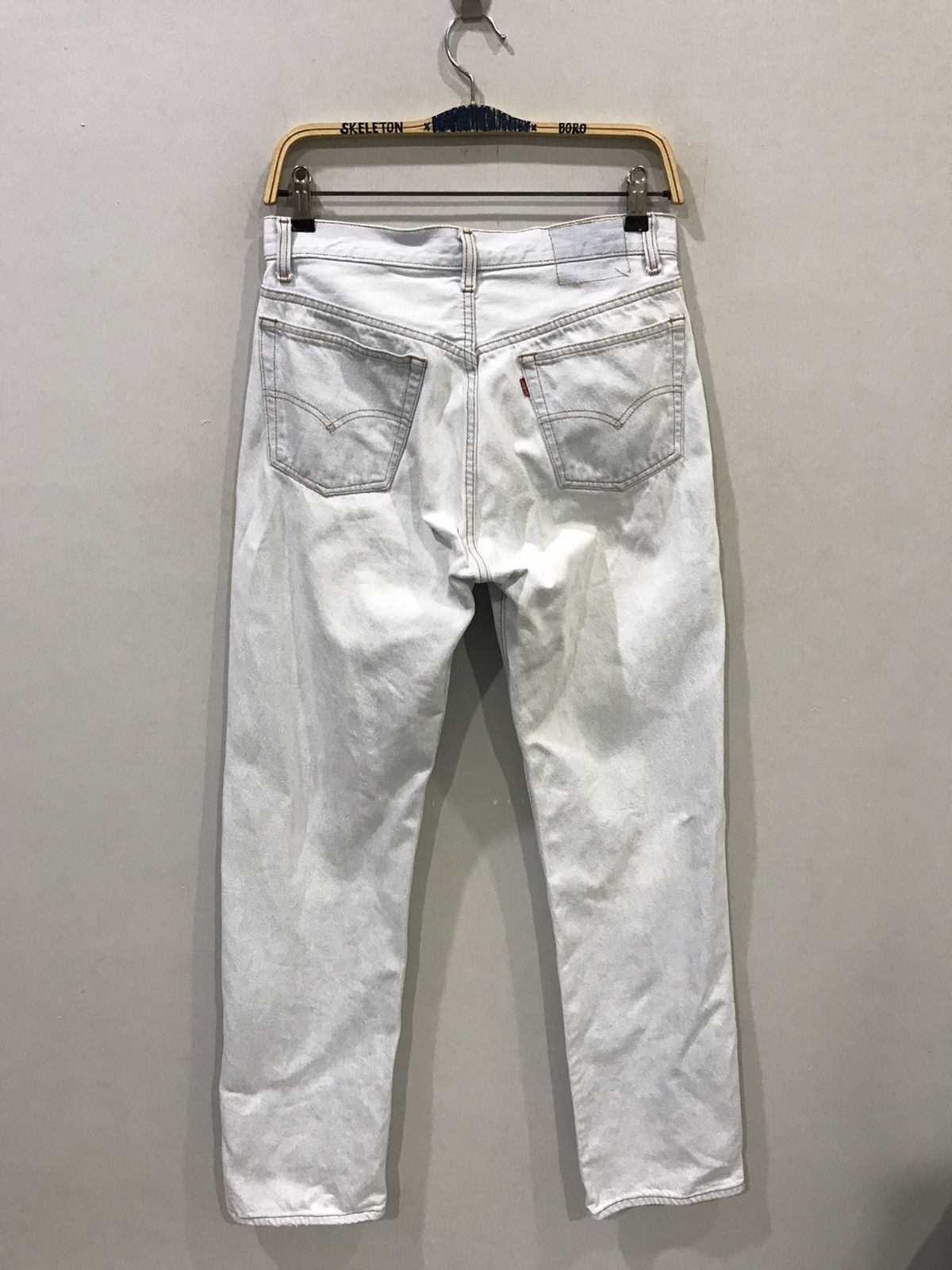 Levi's × Vintage Vintage 90s Levis 501 555 Button Denim Size US 29 - 9 Thumbnail