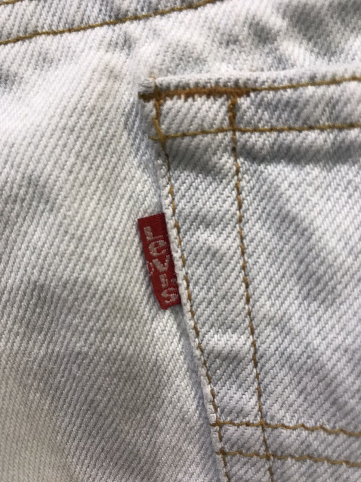 Levi's × Vintage Vintage 90s Levis 501 555 Button Denim Size US 29 - 13 Thumbnail