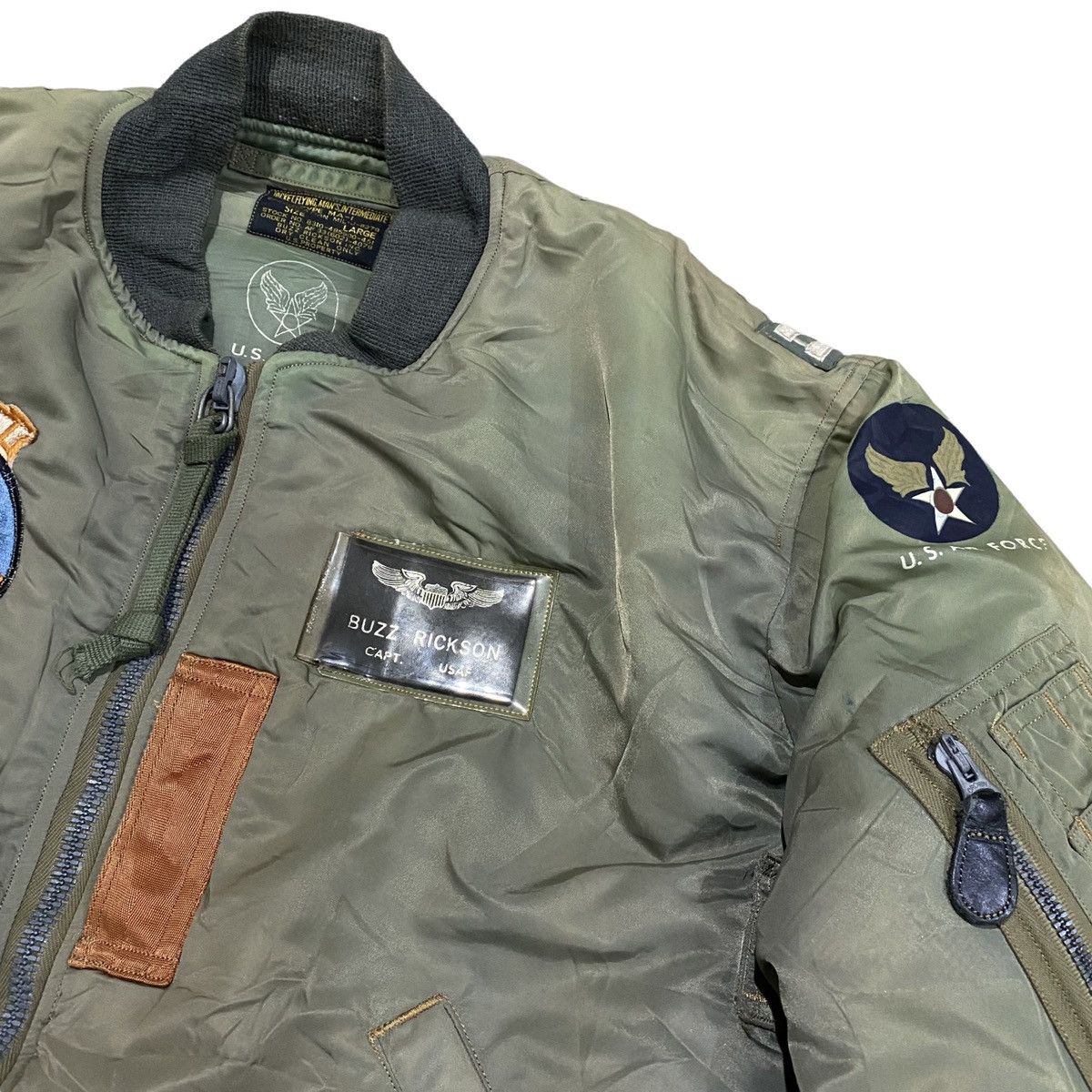Buzz Rickson's Vintage Buzz Rickson MA-1 Bomber Jacket Size US L / EU 52-54 / 3 - 5 Thumbnail