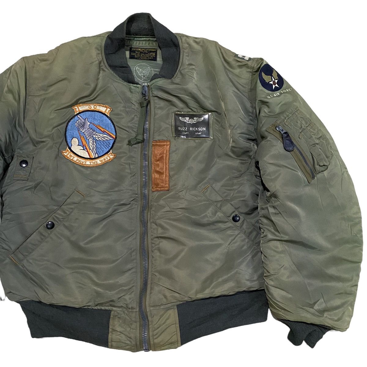 Buzz Rickson's Vintage Buzz Rickson MA-1 Bomber Jacket Size US L / EU 52-54 / 3 - 2 Thumbnail