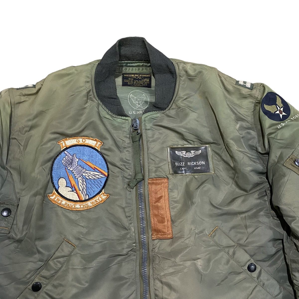 Buzz Rickson's Vintage Buzz Rickson MA-1 Bomber Jacket Size US L / EU 52-54 / 3 - 3 Thumbnail