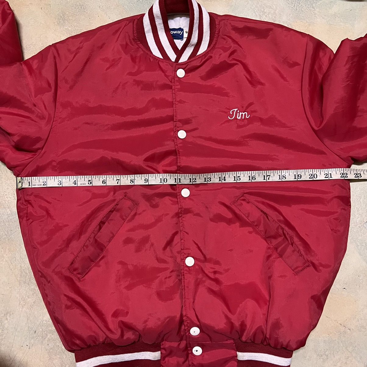 Japanese Brand Vintage Rochester Red Varsity Jacket Big Logo Size US S / EU 44-46 / 1 - 10 Thumbnail