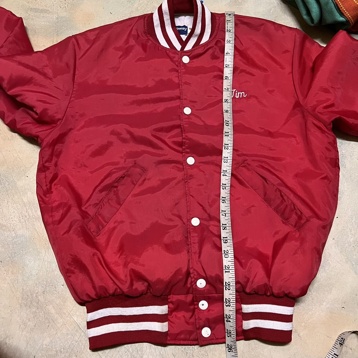 Japanese Brand Vintage Rochester Red Varsity Jacket Big Logo Size US S / EU 44-46 / 1 - 12 Thumbnail