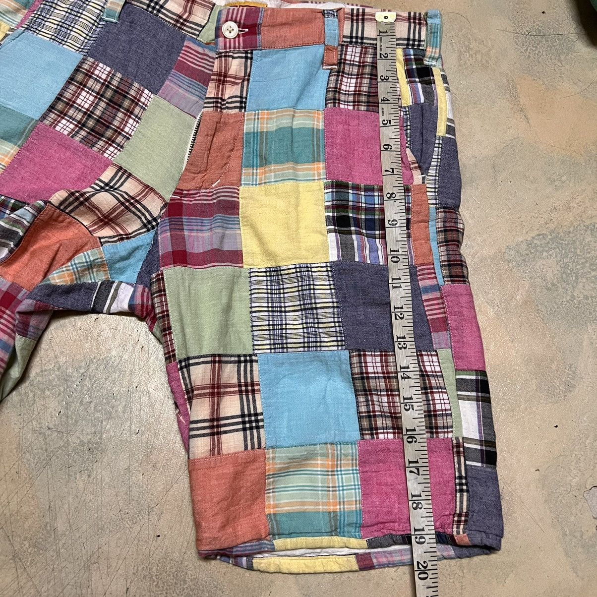 Japanese Brand Rush Hour Short Pants Patchwork Design Size US 32 / EU 48 - 8 Thumbnail
