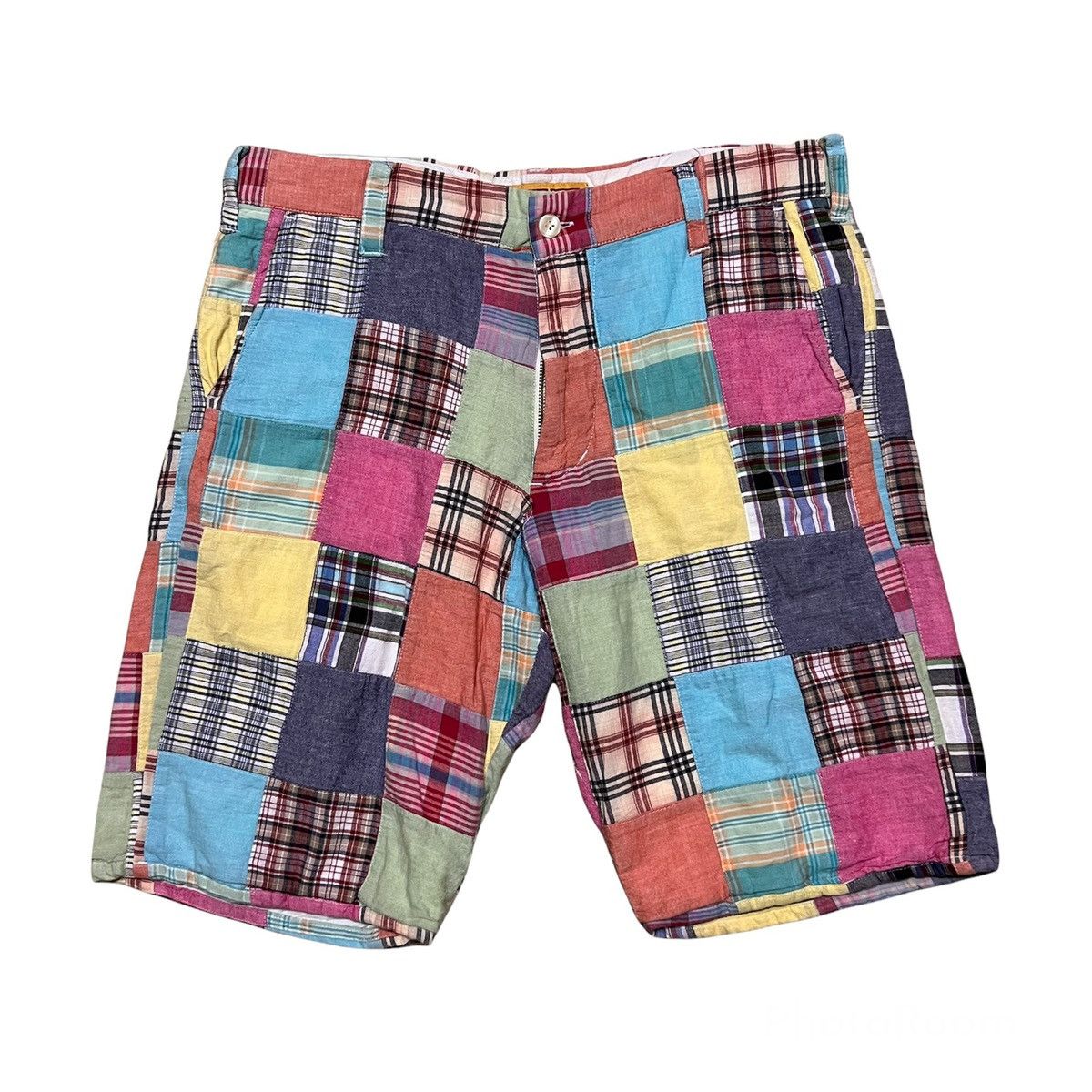 Japanese Brand Rush Hour Short Pants Patchwork Design Size US 32 / EU 48 - 1 Thumbnail
