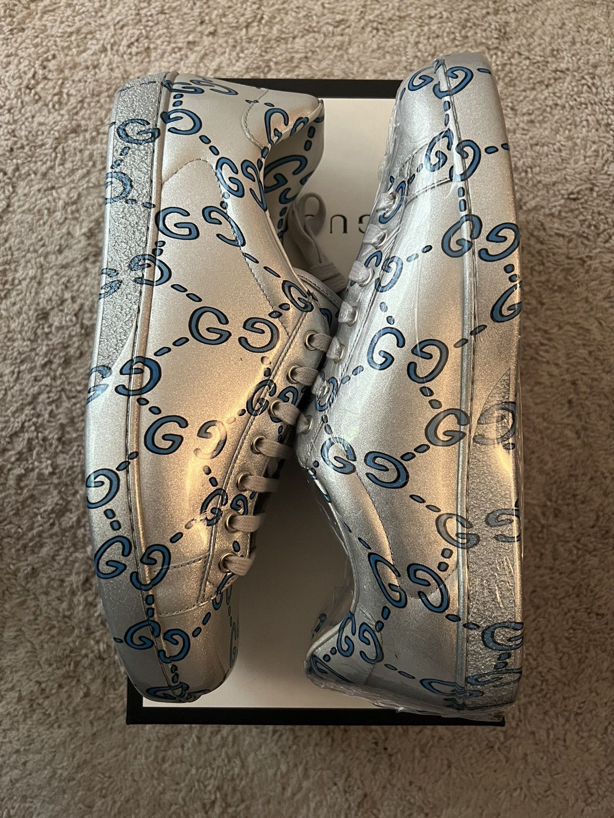 Gucci Gucci Ace Low “GG” Monogram Size US 10.5 / EU 43-44 - 3 Thumbnail