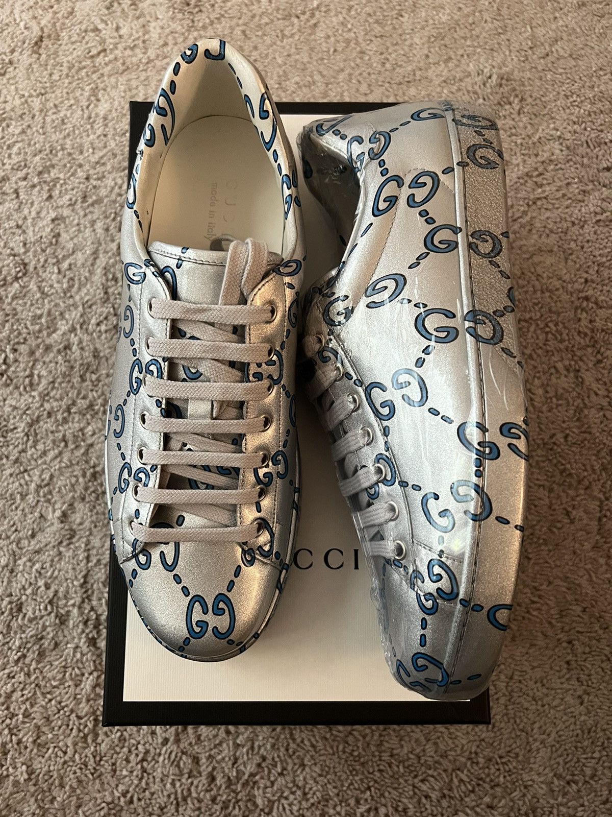 Gucci Gucci Ace Low “GG” Monogram Size US 10.5 / EU 43-44 - 2 Thumbnail