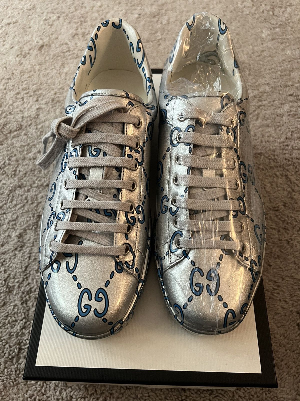 Gucci Gucci Ace Low “GG” Monogram Size US 10.5 / EU 43-44 - 5 Thumbnail