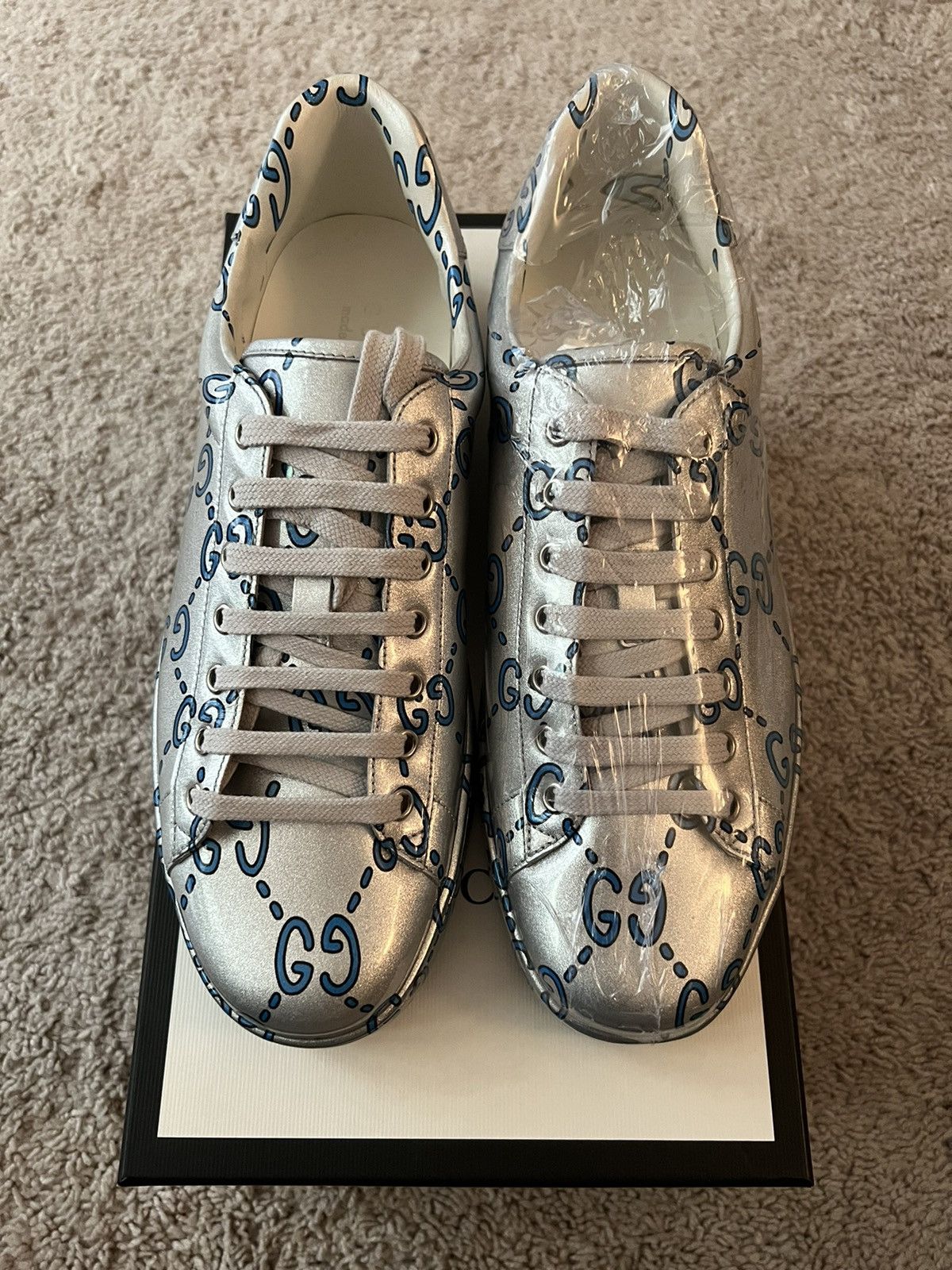 Gucci Gucci Ace Low “GG” Monogram Size US 10.5 / EU 43-44 - 6 Thumbnail