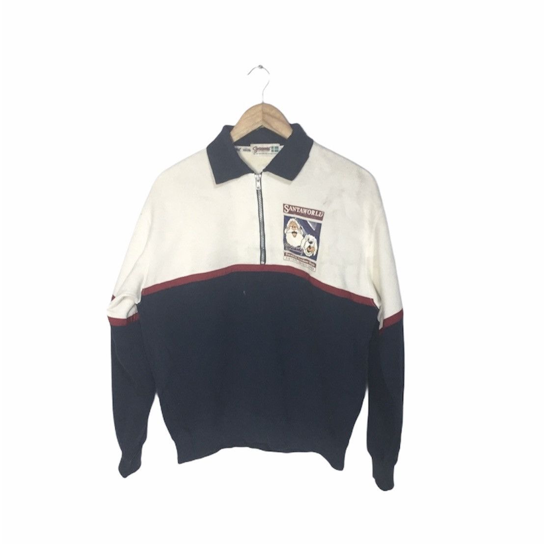 Other Santa world sweatshirt half zip polo Size US L / EU 52-54 / 3 - 1 Thumbnail