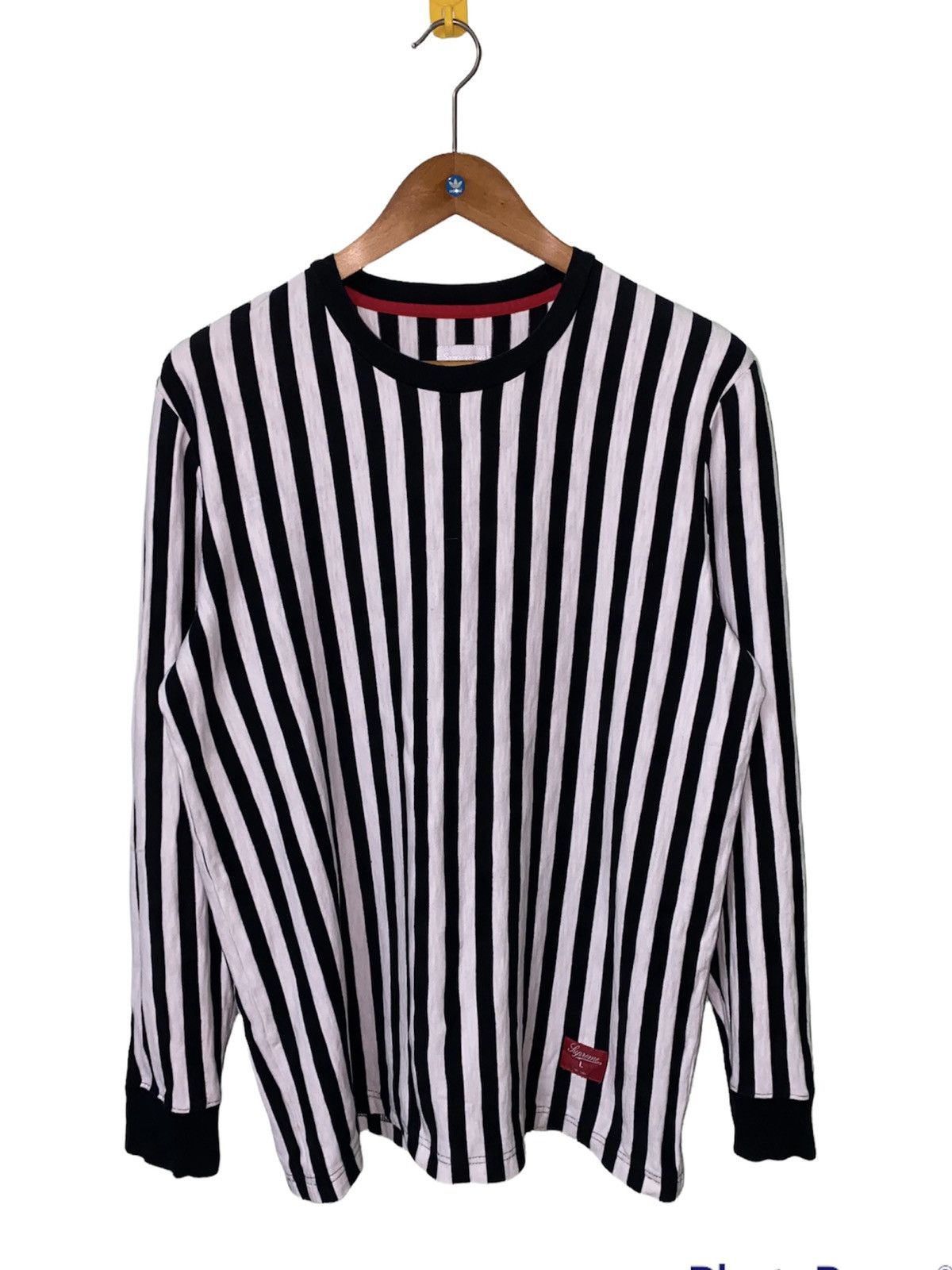 Supreme Supreme Striped Longsleeve Size US L / EU 52-54 / 3 - 1 Thumbnail