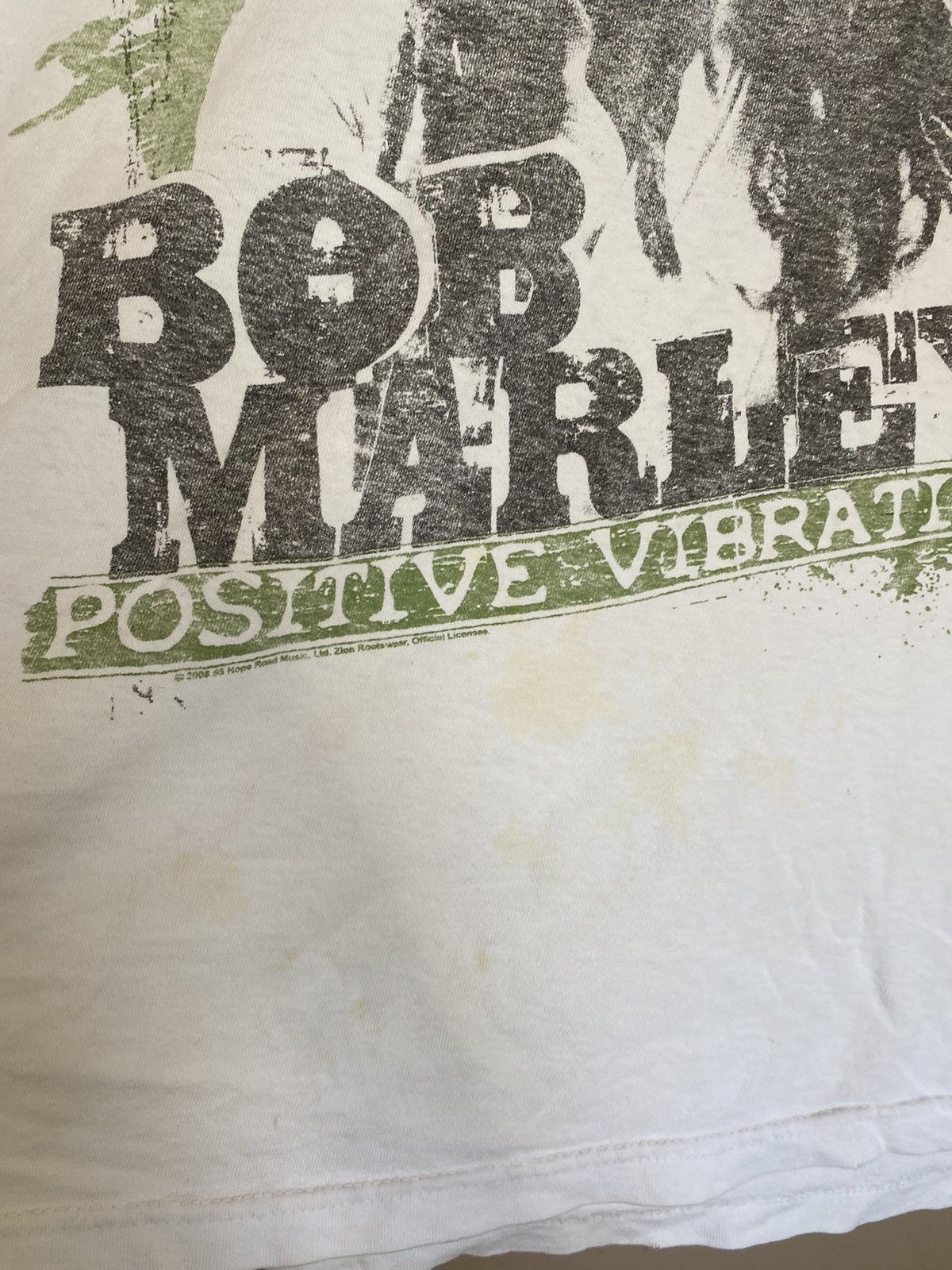 Bob Marley × Vintage Vintage Bob Marley Tee Y2K Size US XL / EU 56 / 4 - 4 Thumbnail