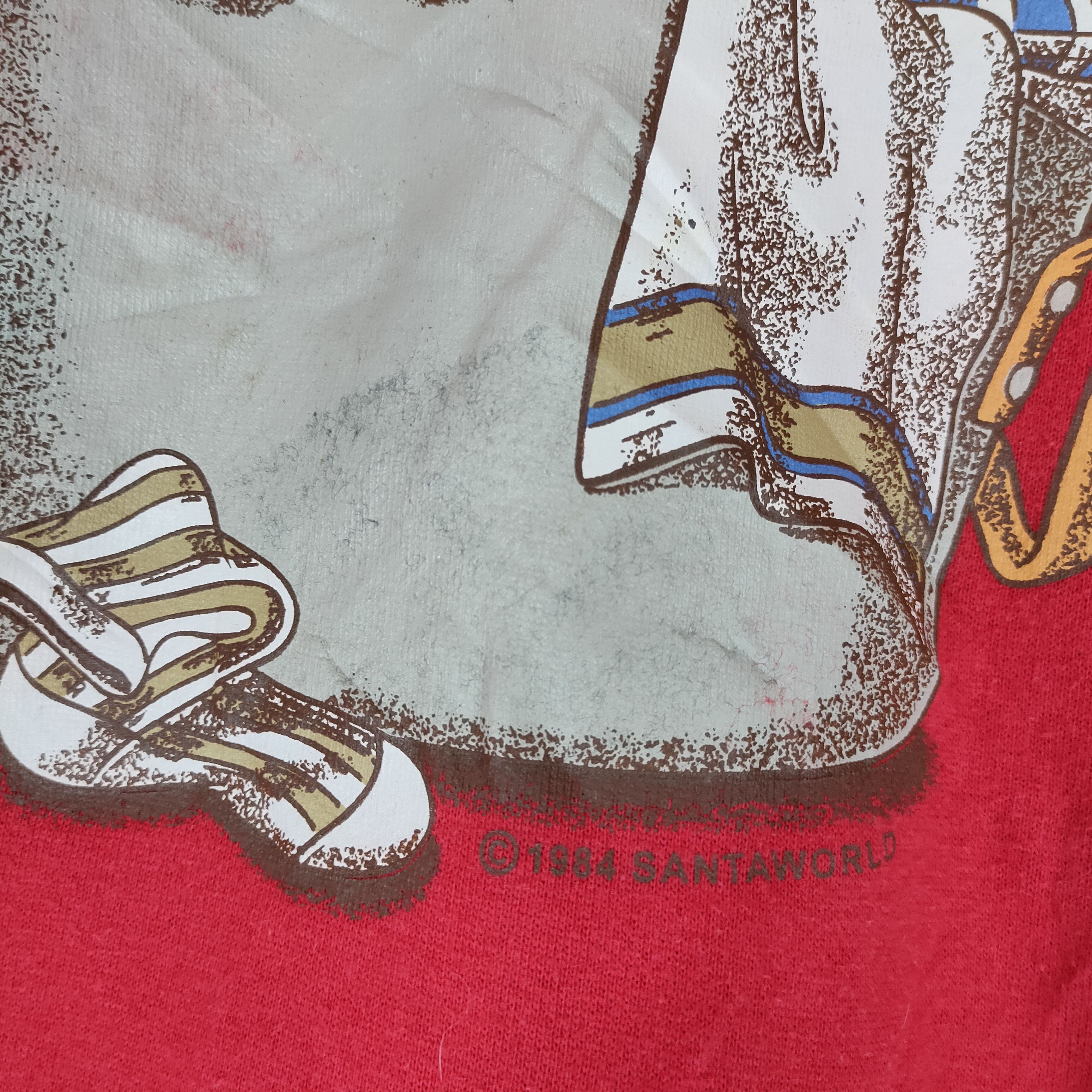 Other Vintage SANTAWORLD 1984 GUPSY DOG Big Printed Sweatshirt Size US L / EU 52-54 / 3 - 2 Thumbnail