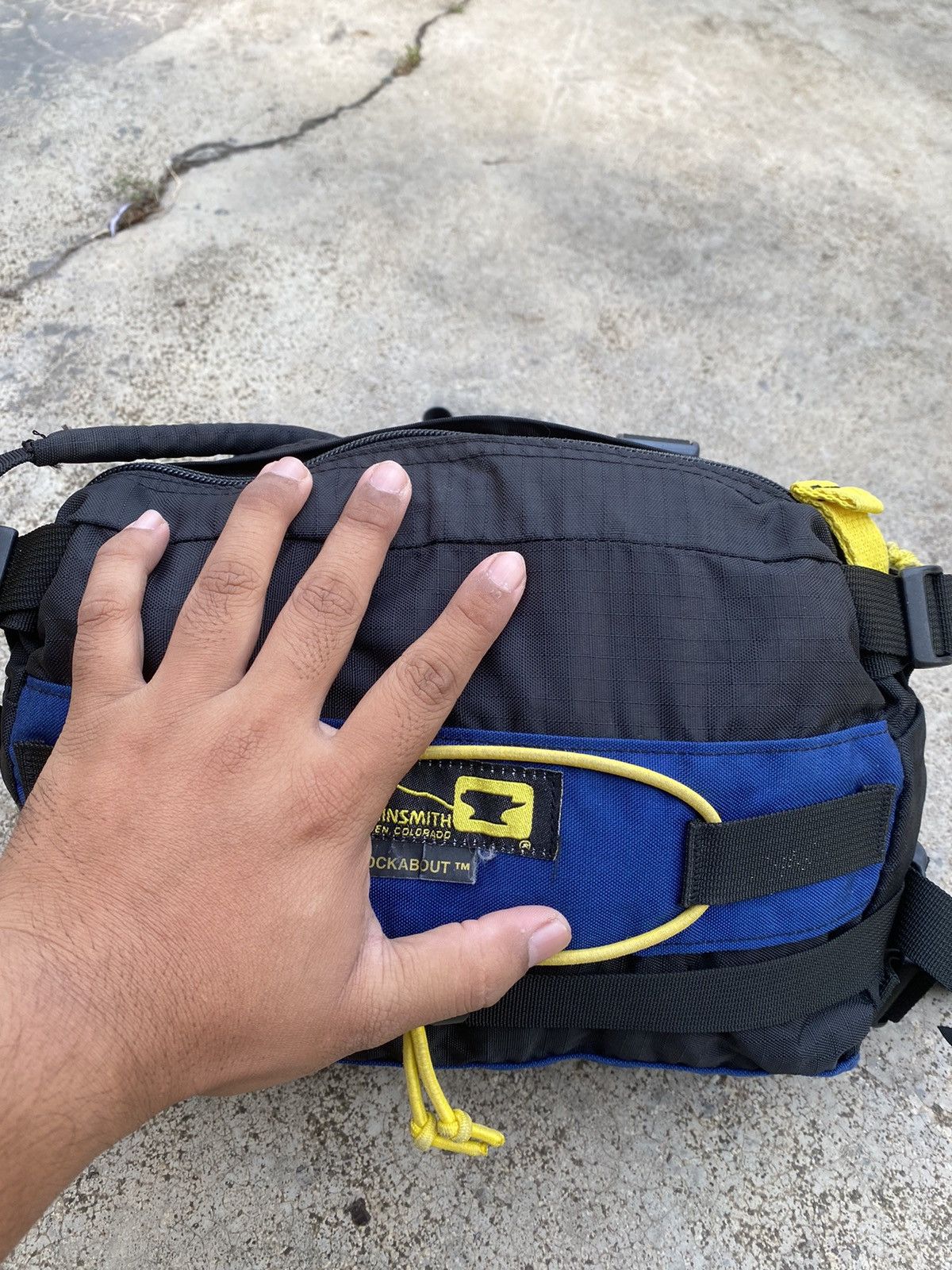 American Apparel Vintage MOUNTAINSMITH 2in1 Shoulder and Waist Bag USA Brand Size ONE SIZE - 10 Thumbnail