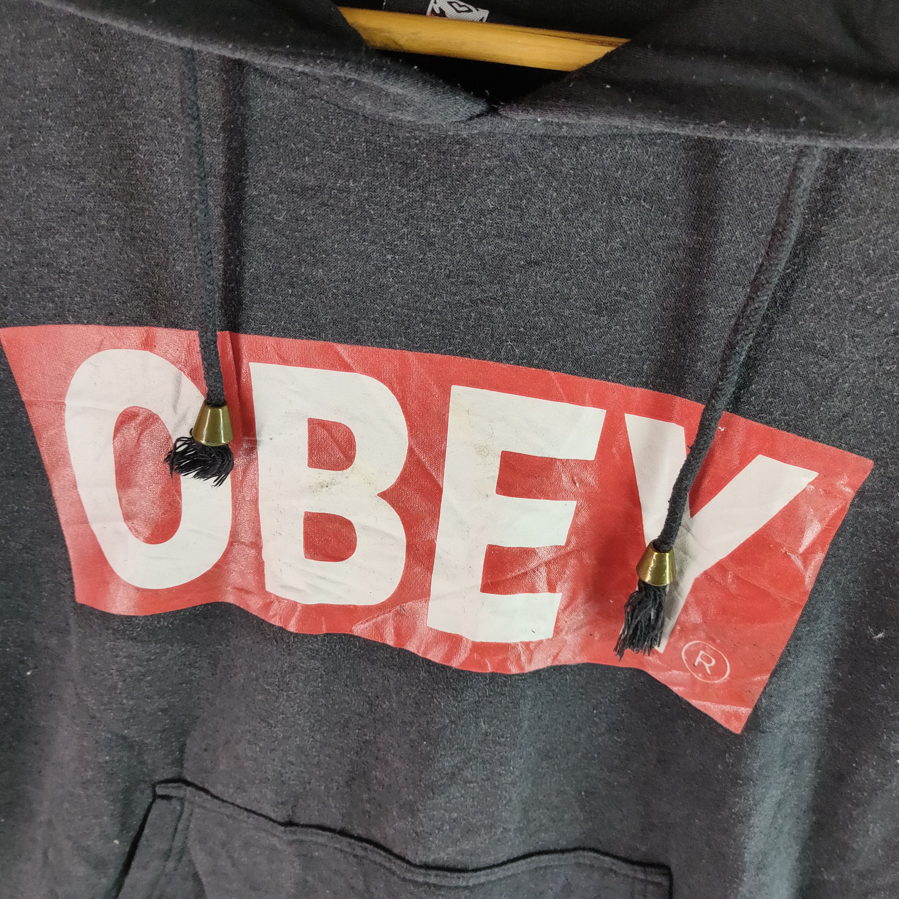Obey OBEY Big Spell Out Worldwide Propaganda Hoodie Sweatshirt Size US M / EU 48-50 / 2 - 2 Thumbnail