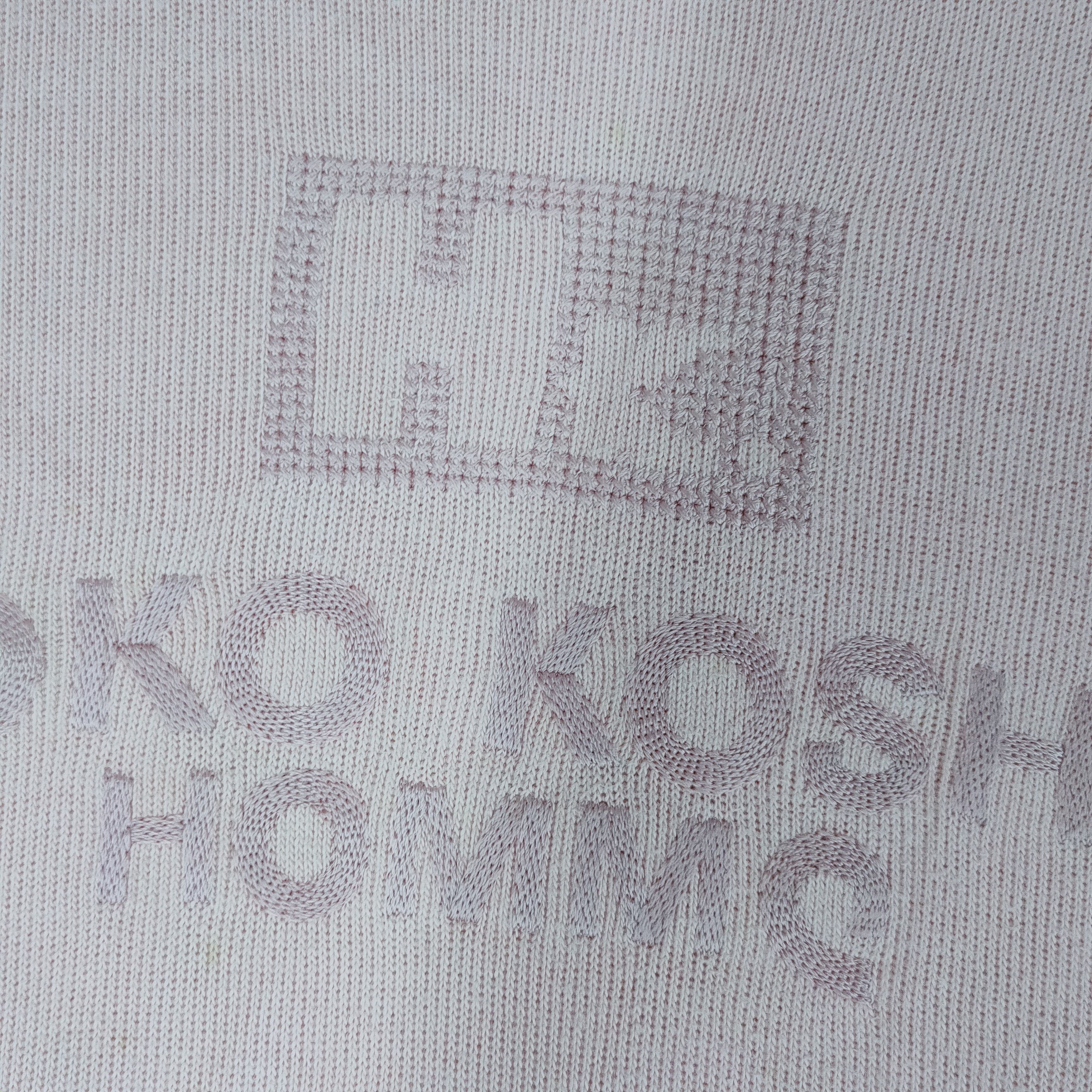 Hiroko Koshino Homme × Japanese Brand Vintage HIROKO KOSHINO HOMME Sweatshirt Embroidery Spellout Size US L / EU 52-54 / 3 - 3 Thumbnail