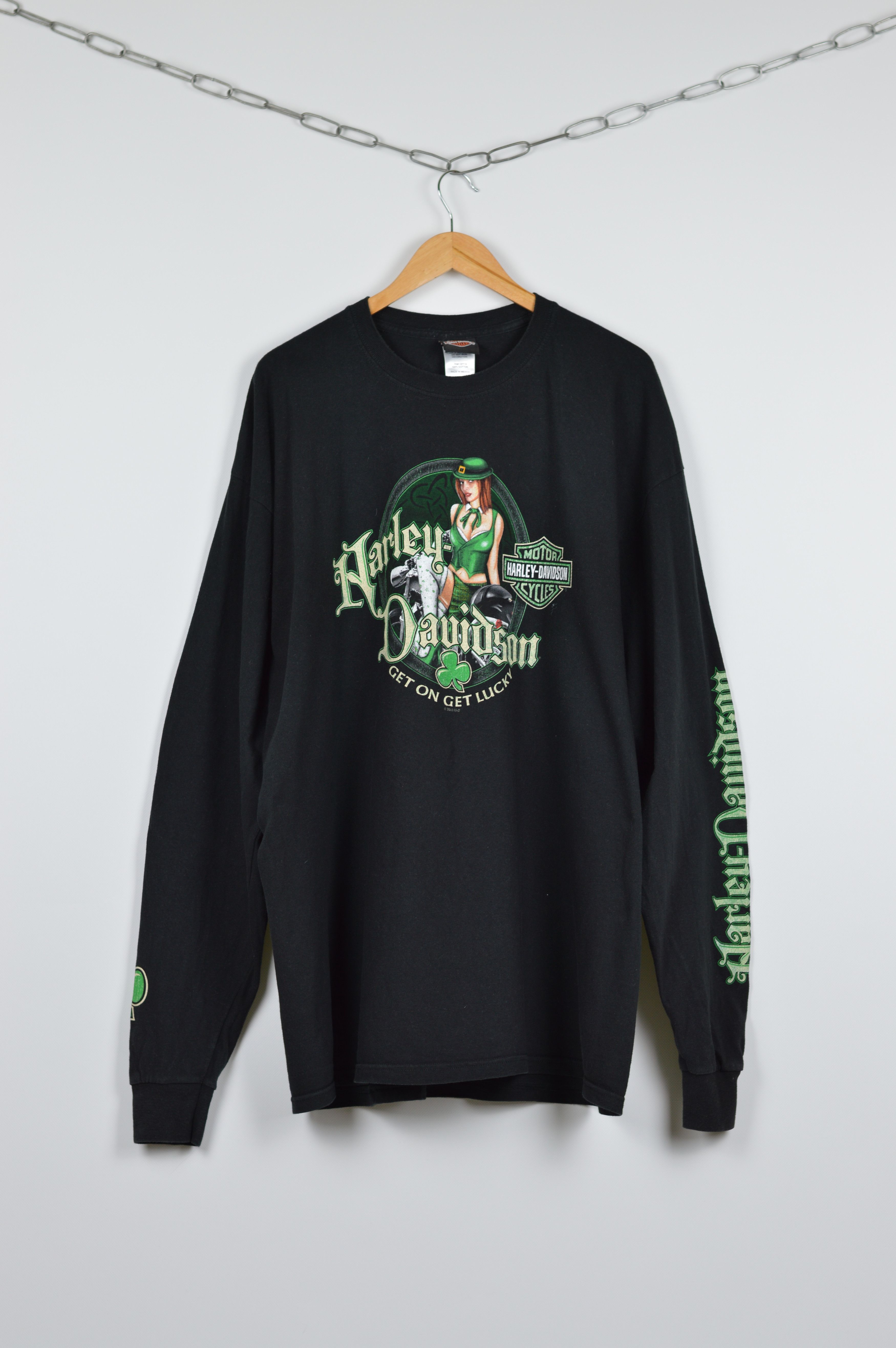 Harley Davidson Harley Davidson Girl Printed Longsleeve tee Size US XXL / EU 58 / 5 - 1 Thumbnail