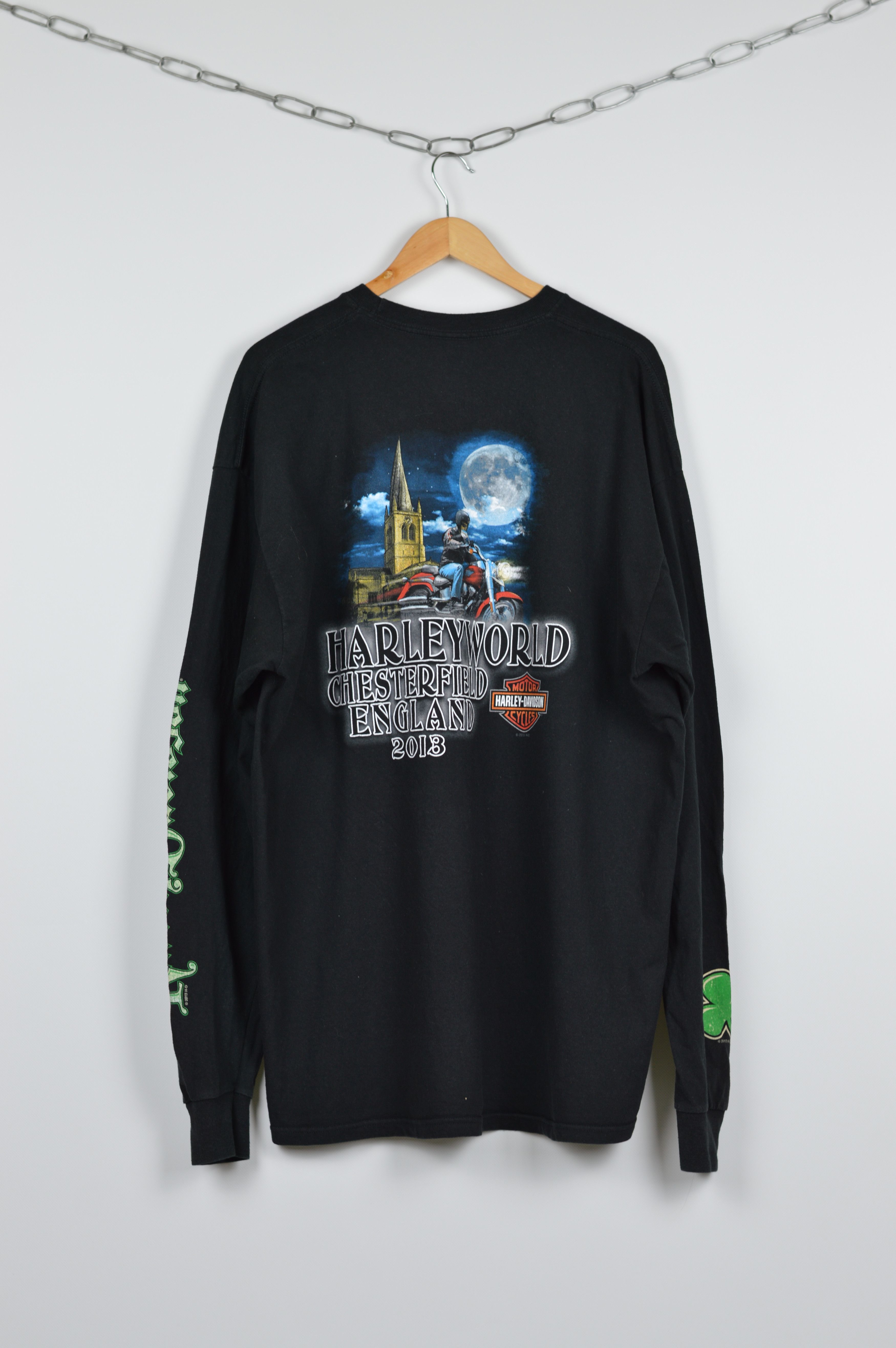 Harley Davidson Harley Davidson Girl Printed Longsleeve tee Size US XXL / EU 58 / 5 - 6 Thumbnail
