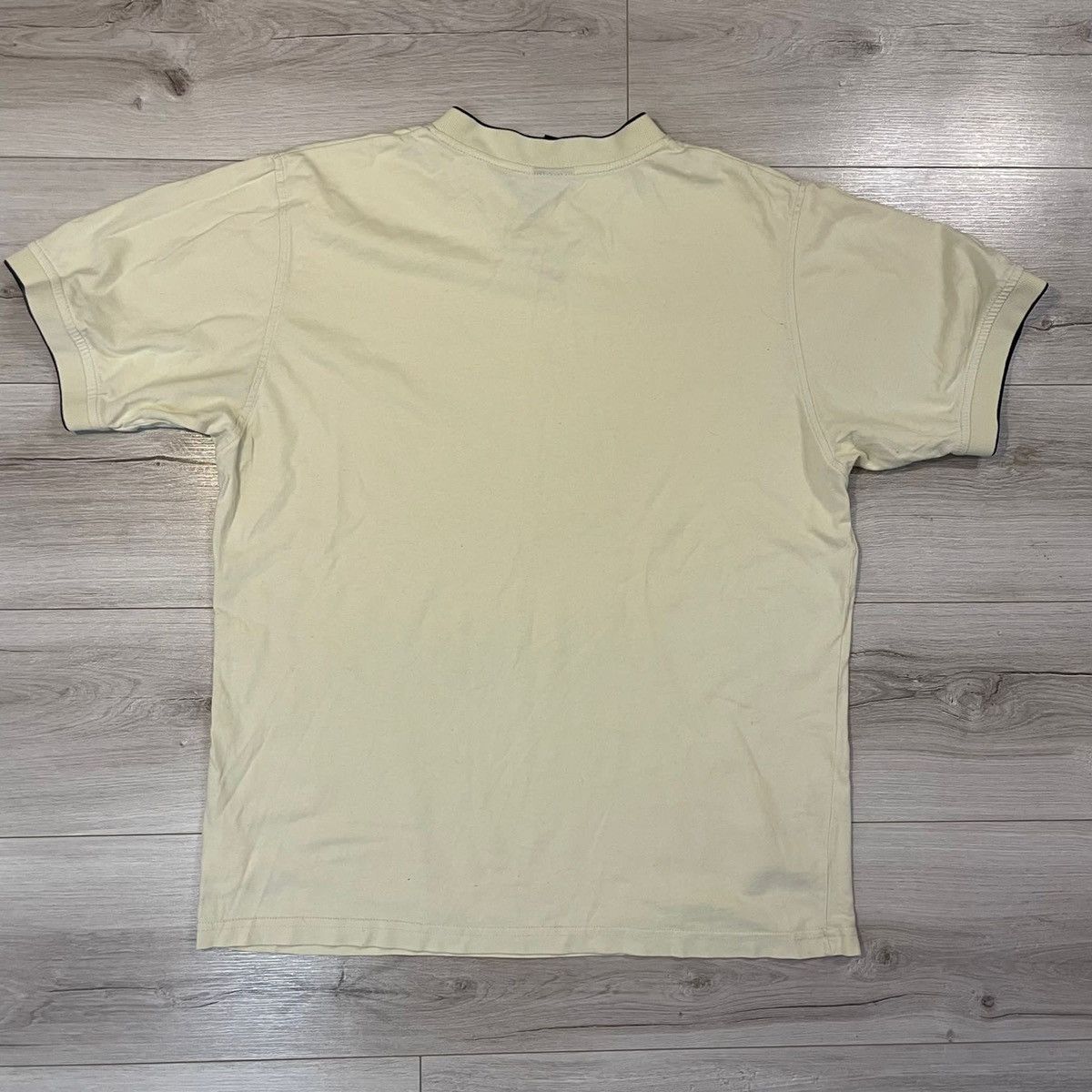 Nike × Vintage Nike tee T-shirt in beige central swoosh Size US L / EU 52-54 / 3 - 2 Thumbnail