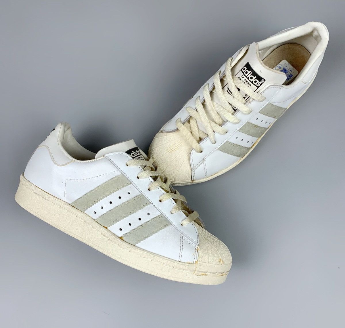 Adidas Very Rare Vintage Vintage 1970 70 s Adidas Superstar Made In France Size GB 5 Grailed