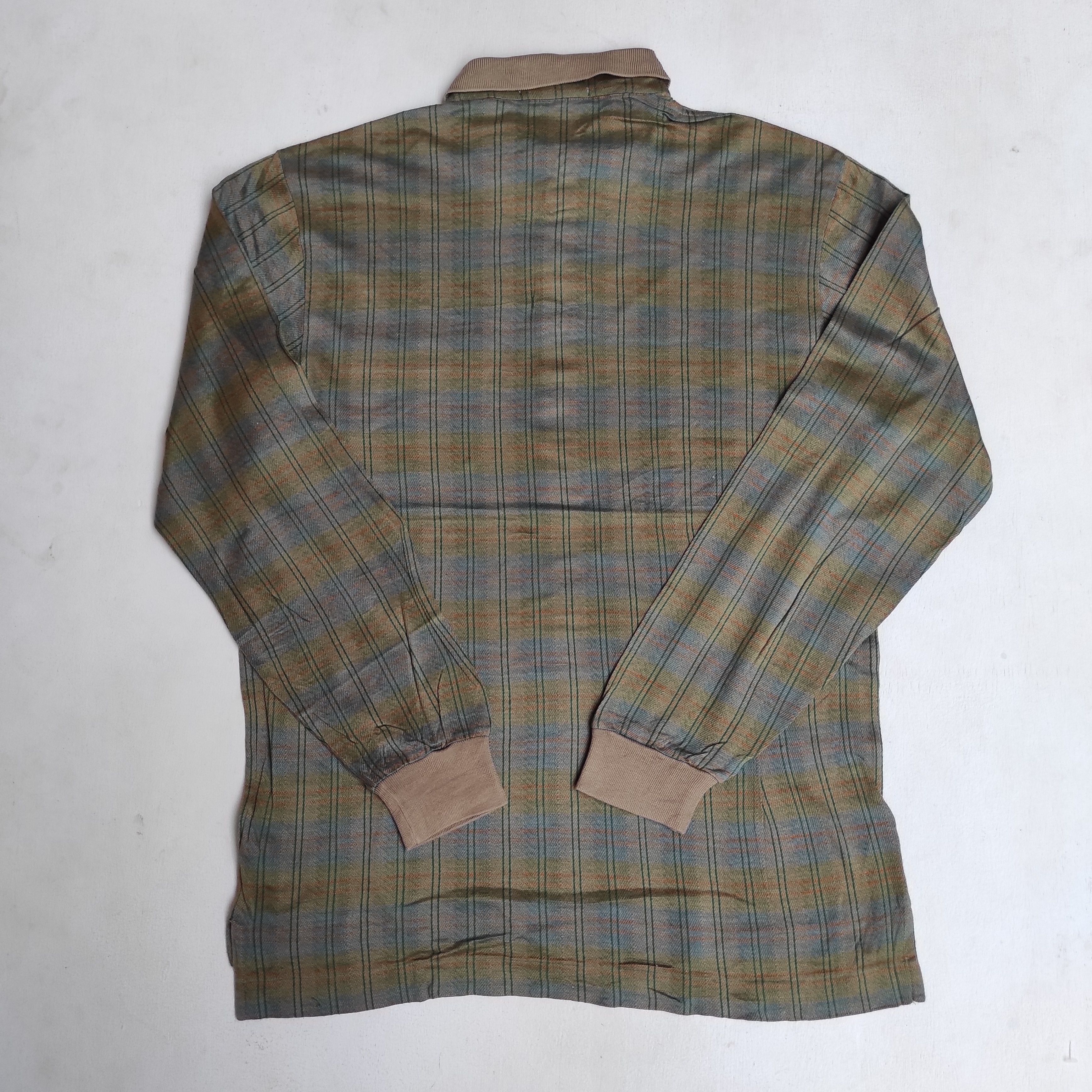 Burberry Vintage Burberrys Checkered Polo Shirt Size US L / EU 52-54 / 3 - 10 Thumbnail