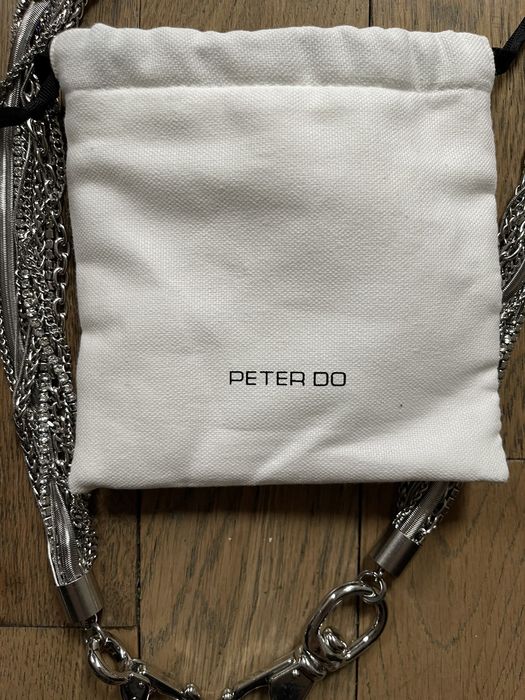 Helmut Lang Peter Do multi chain strap/necklace | Grailed