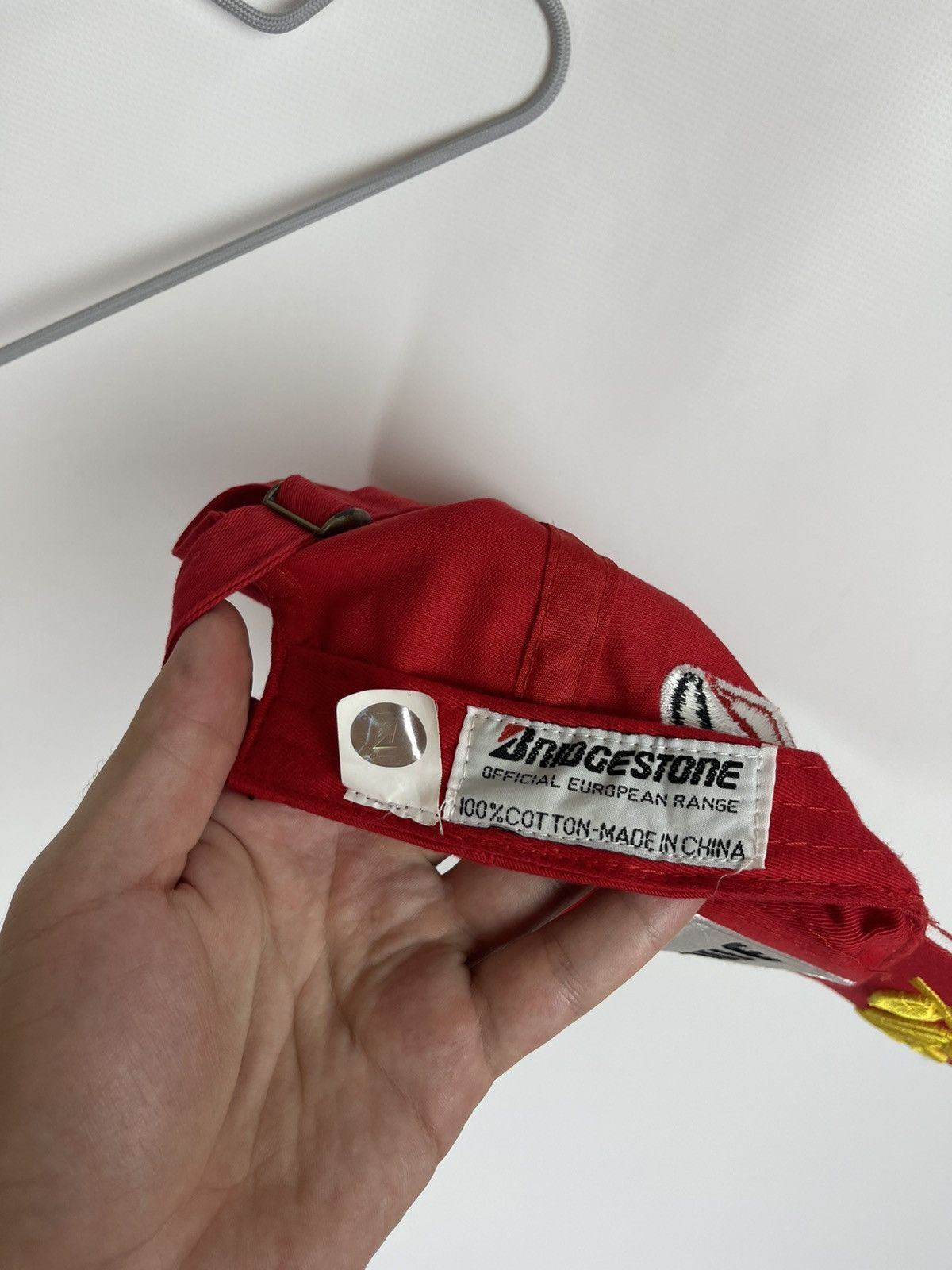Formula 1 Bridgestone official vintage red racing cap rare Size ONE SIZE - 7 Thumbnail