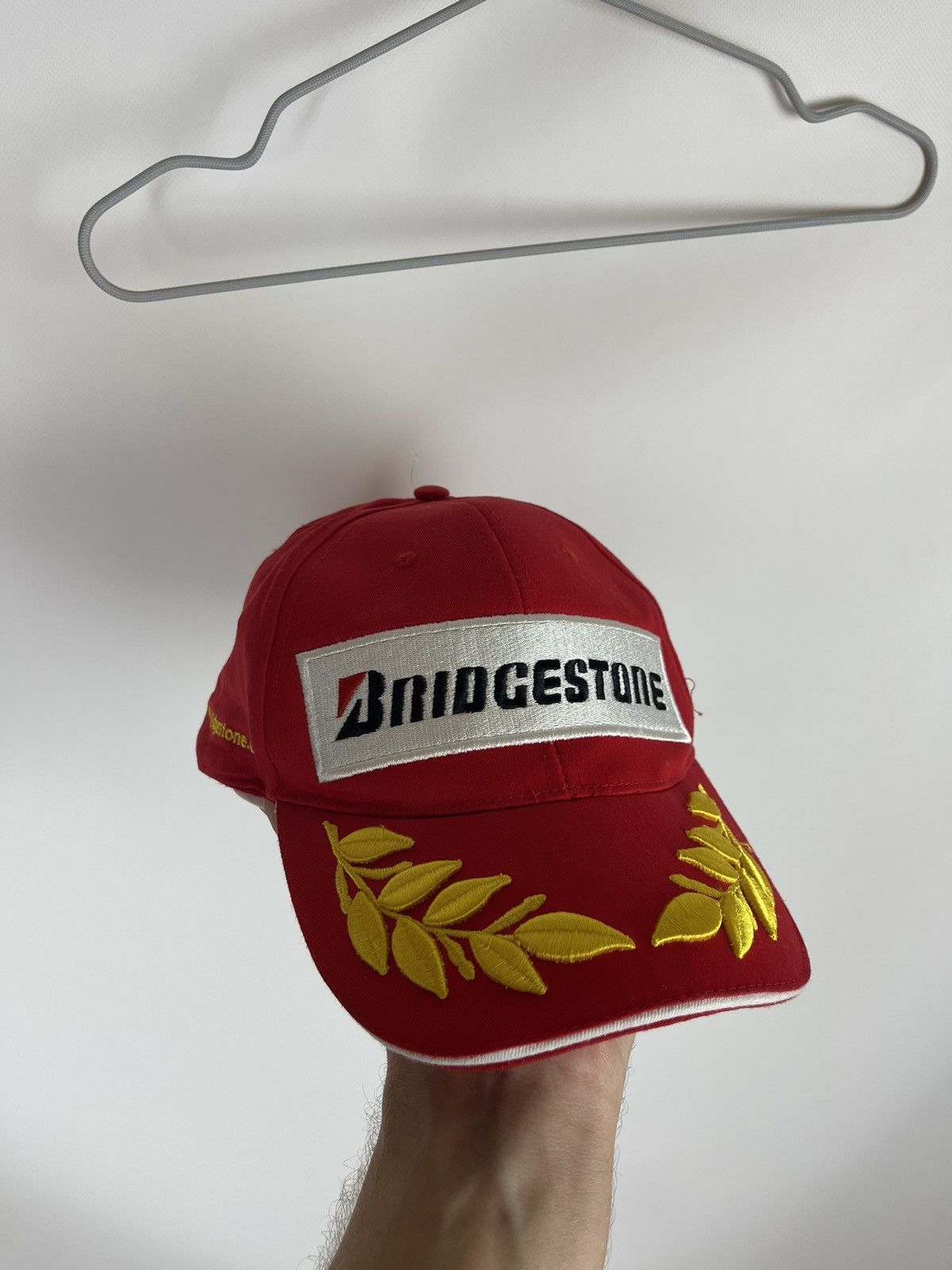 Formula 1 Bridgestone official vintage red racing cap rare Size ONE SIZE - 1 Thumbnail