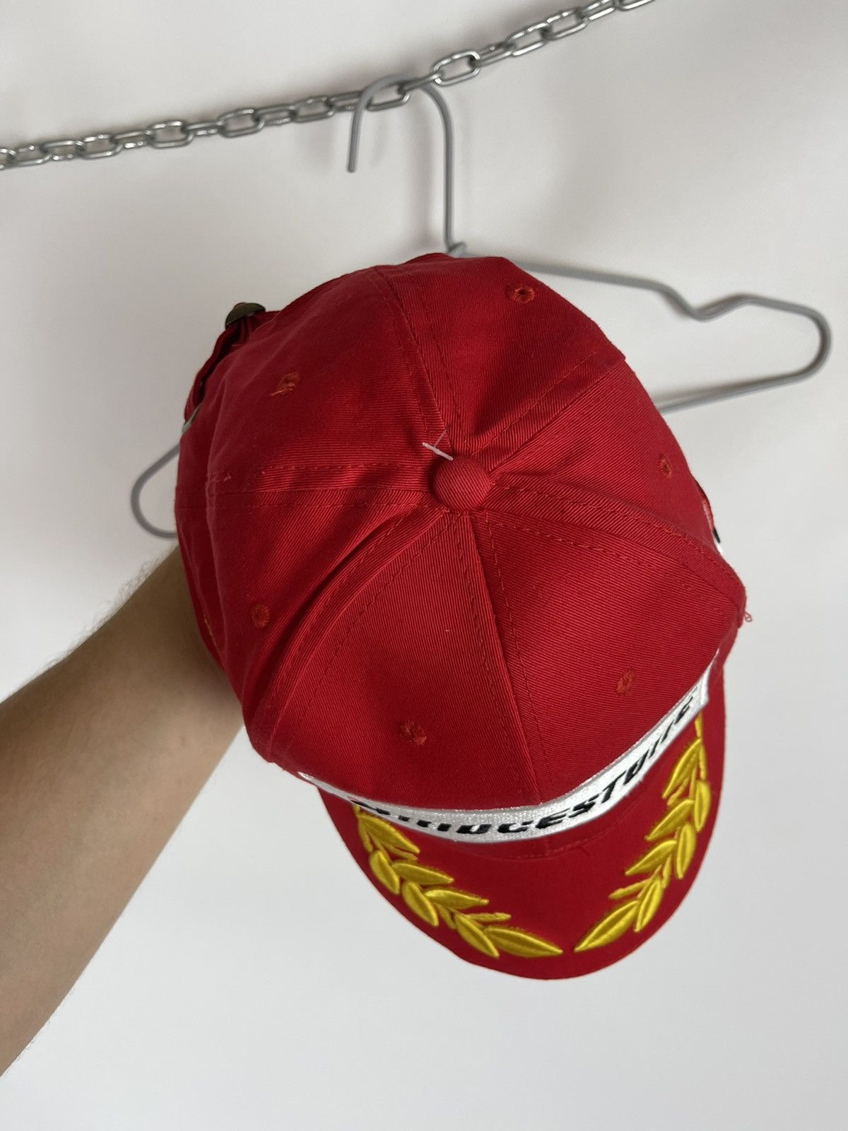 Formula 1 Bridgestone official vintage red racing cap rare Size ONE SIZE - 6 Thumbnail