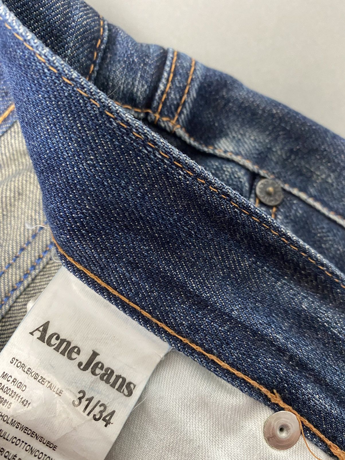 Acne Studios × Vintage Acne Jeans vintage navy denim shorts Size US 31 - 3 Thumbnail