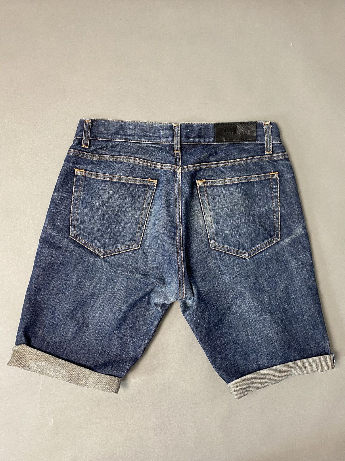 Acne Studios × Vintage Acne Jeans vintage navy denim shorts Size US 31 - 4 Thumbnail