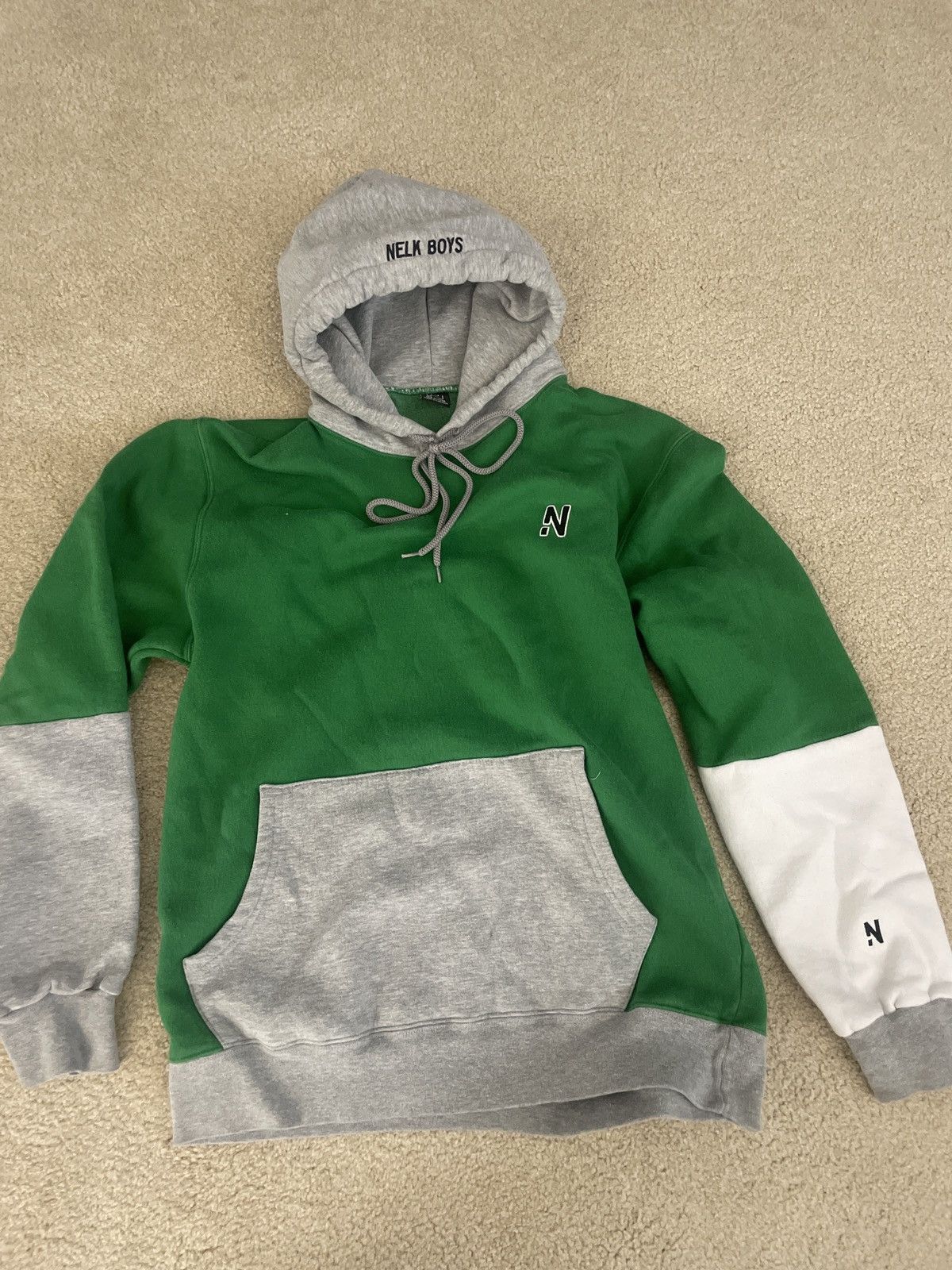 Full Send by Nelk Boys Full Send Nelk Boys Green Hoodie 1 500 Grailed