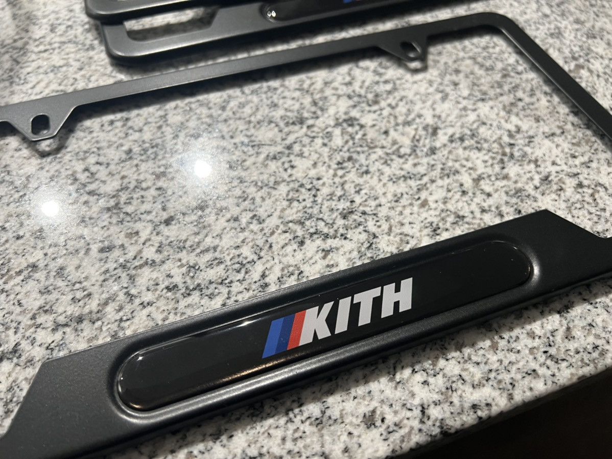 Kith x Bmw License plate frame