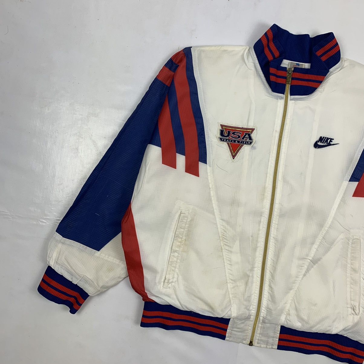 Nike Vintage Nike USA Colour Block Light Zipper Jacket Size US M / EU 48-50 / 2 - 2 Thumbnail