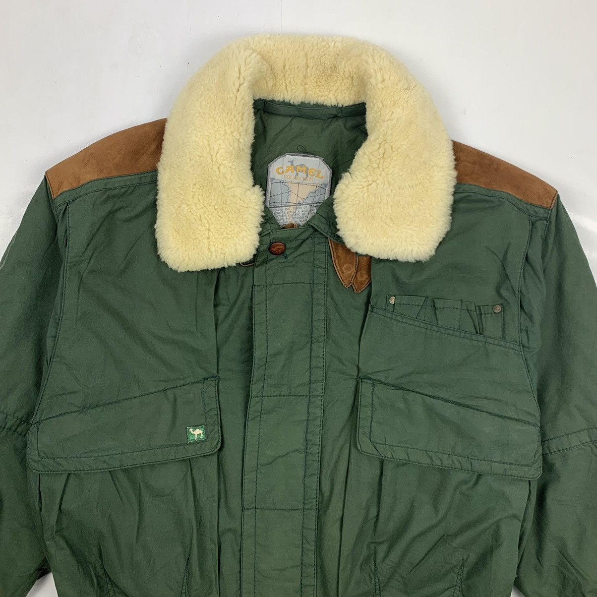 Camel Vintage Camel Flight Jacket Size US XL / EU 56 / 4 - 4 Thumbnail