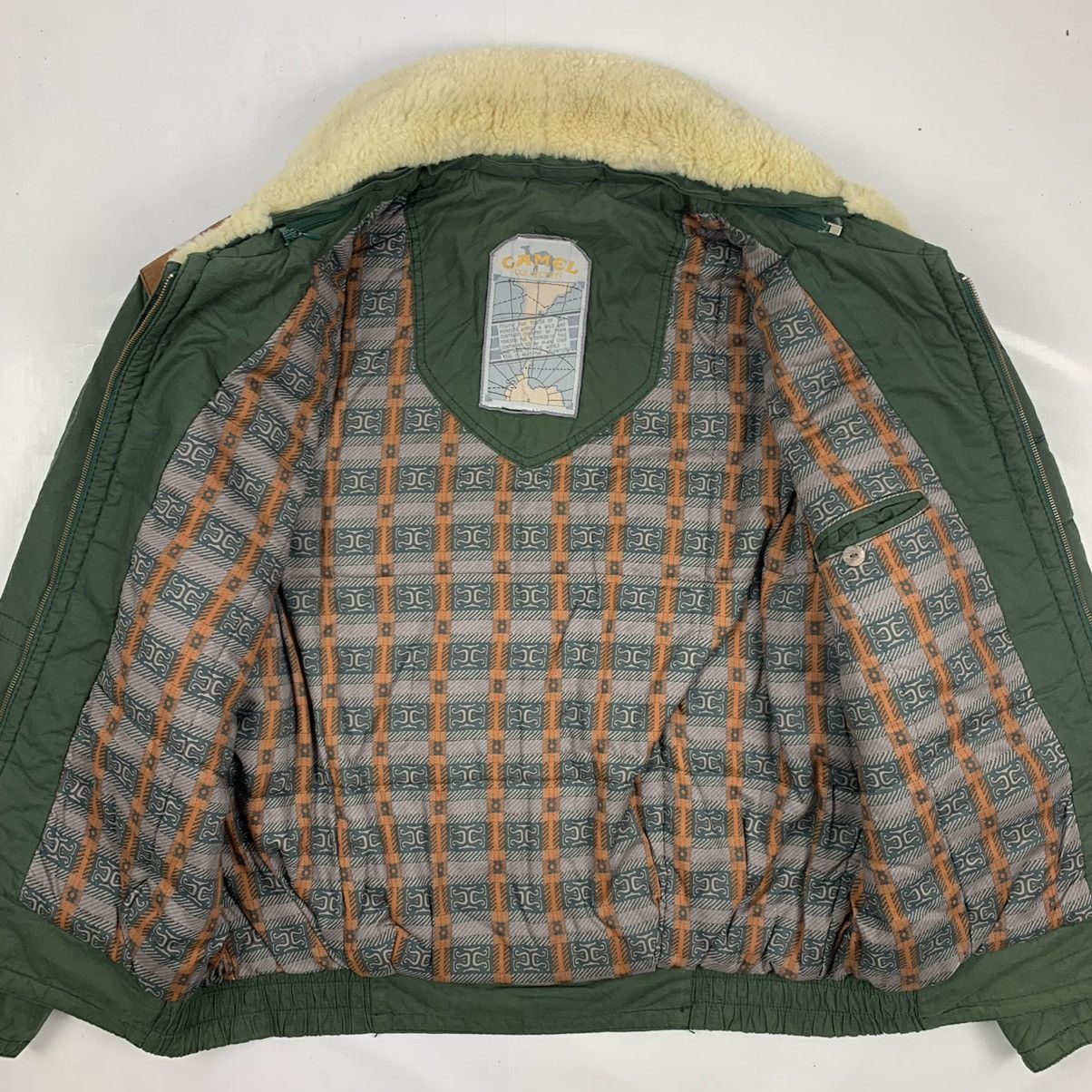 Camel Vintage Camel Flight Jacket Size US XL / EU 56 / 4 - 7 Thumbnail
