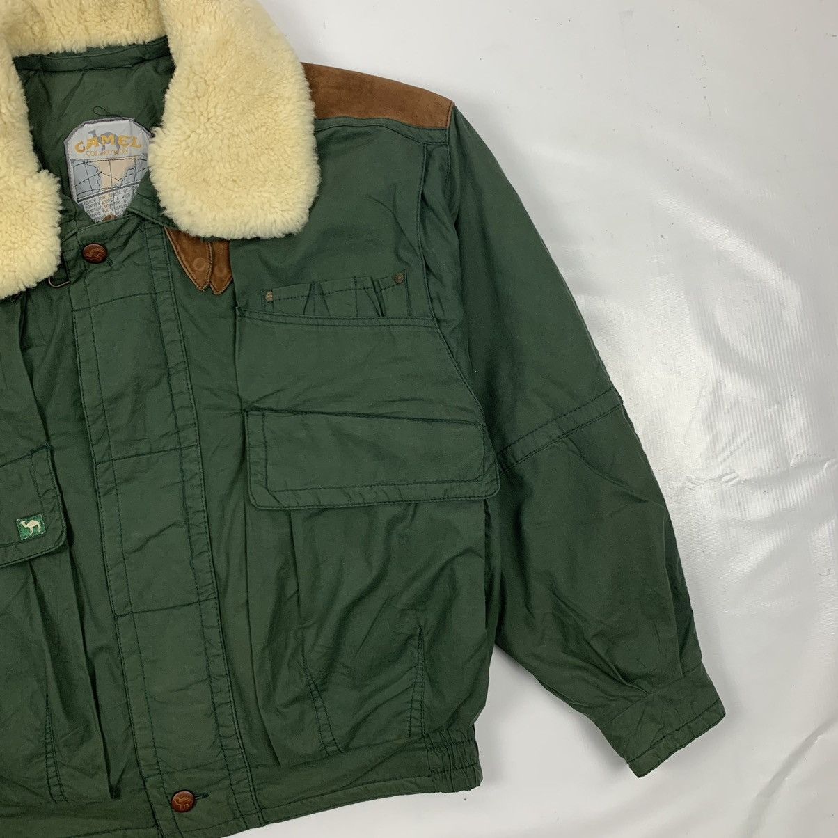 Camel Vintage Camel Flight Jacket Size US XL / EU 56 / 4 - 3 Thumbnail