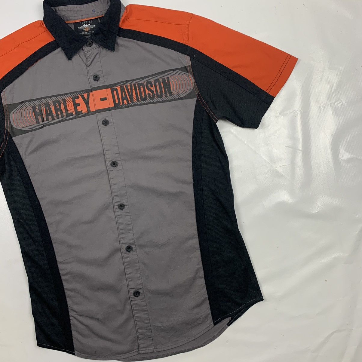 Harley Davidson × Vintage Vintage Harley Davidson Button Up Shirt Size US S / EU 44-46 / 1 - 3 Thumbnail