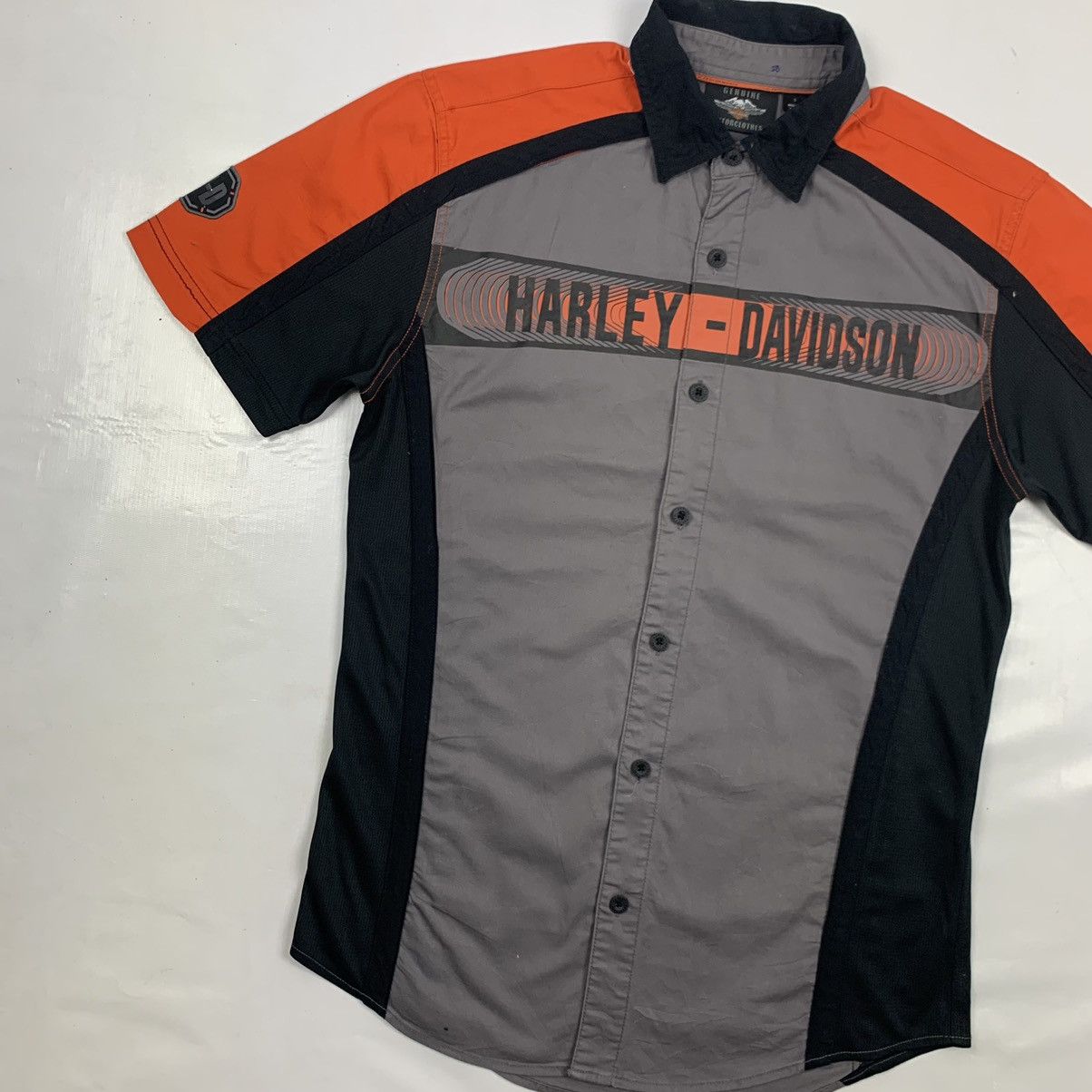 Harley Davidson × Vintage Vintage Harley Davidson Button Up Shirt Size US S / EU 44-46 / 1 - 2 Thumbnail